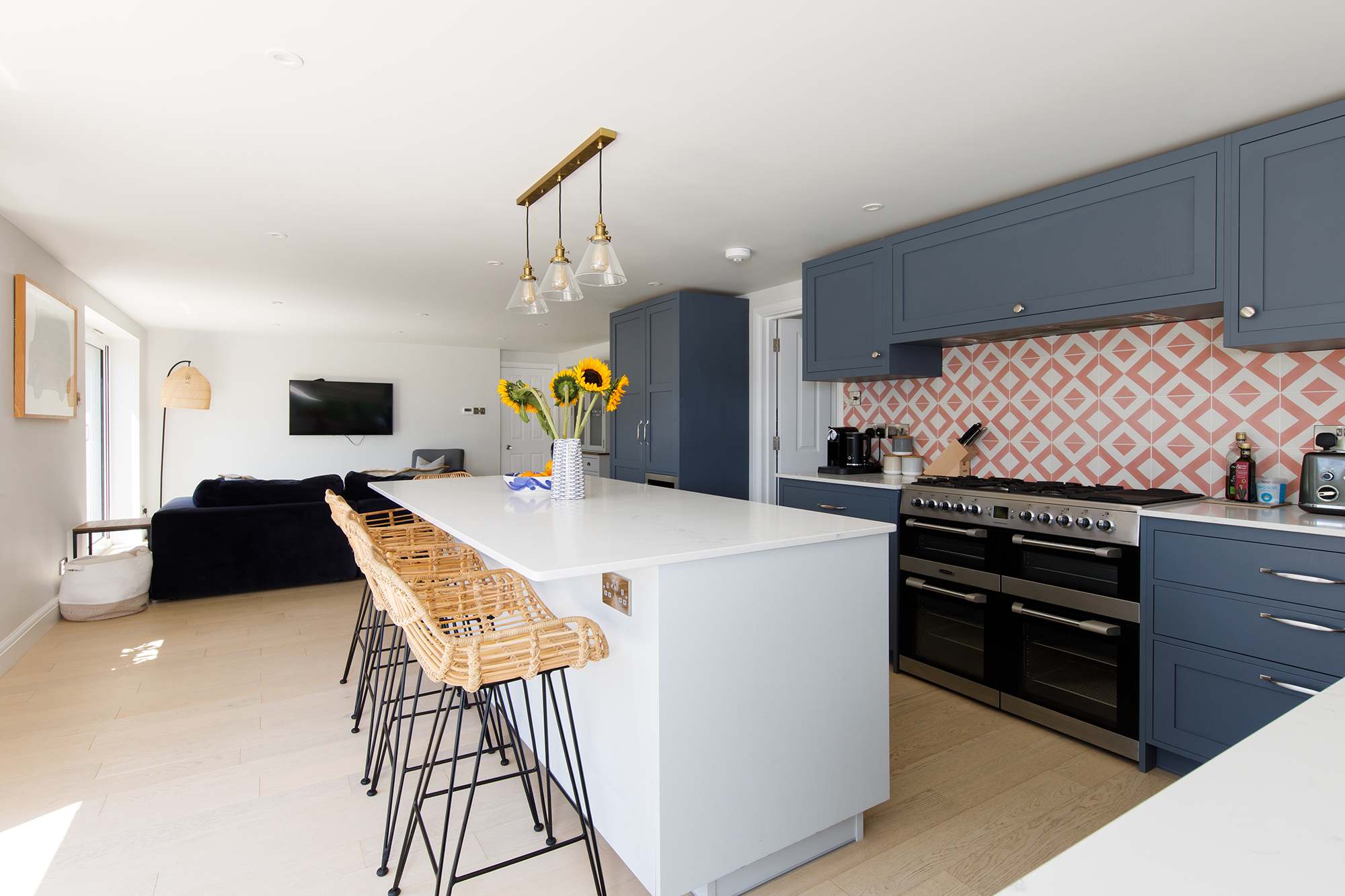 The stunning kitchen has everything you need to prepare all your meals.