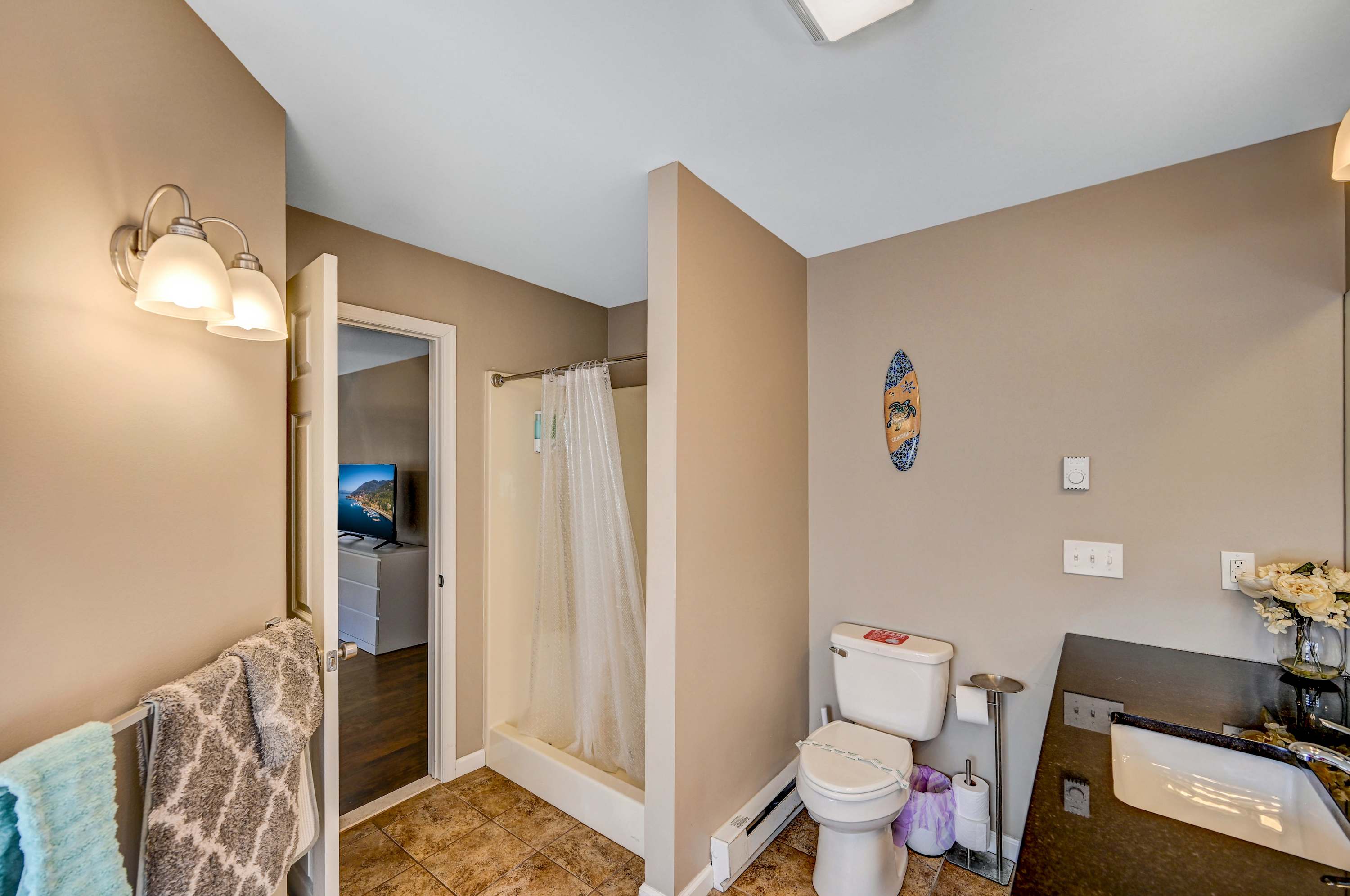 Simple, Stylish & Practical! Enjoy the convenience of a walk-in shower, elegant vanity, and soft lighting, making your daily routine effortless and relaxing.