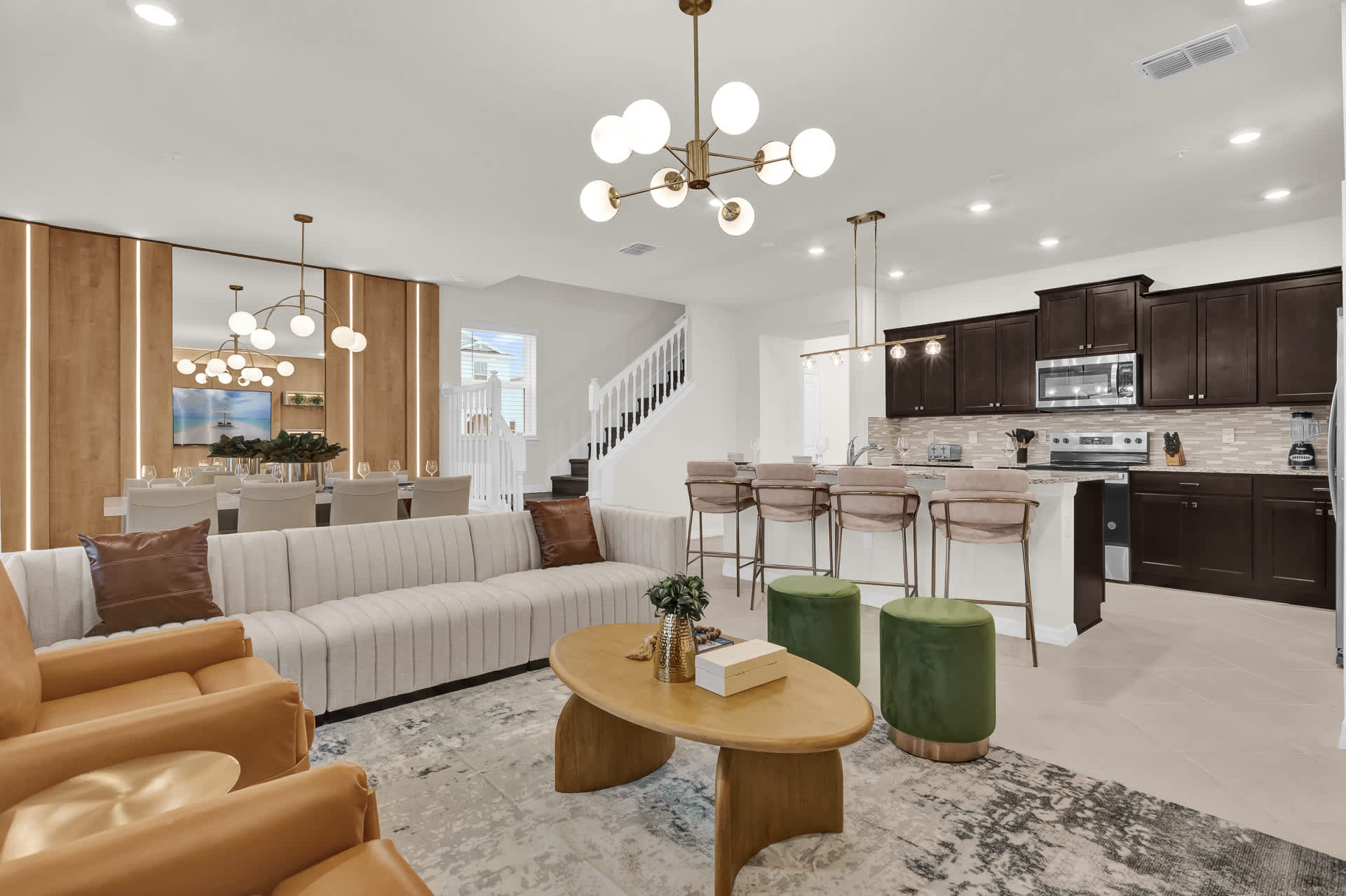 Expansive Open-Layout Lounge Area