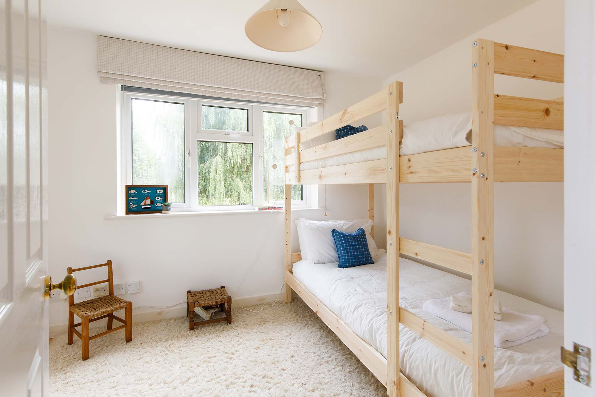 There is a bunk room on the ground floor.