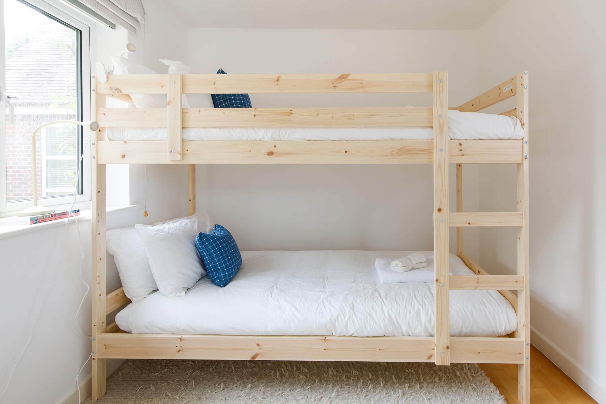The bunk room is perfect for siblings.