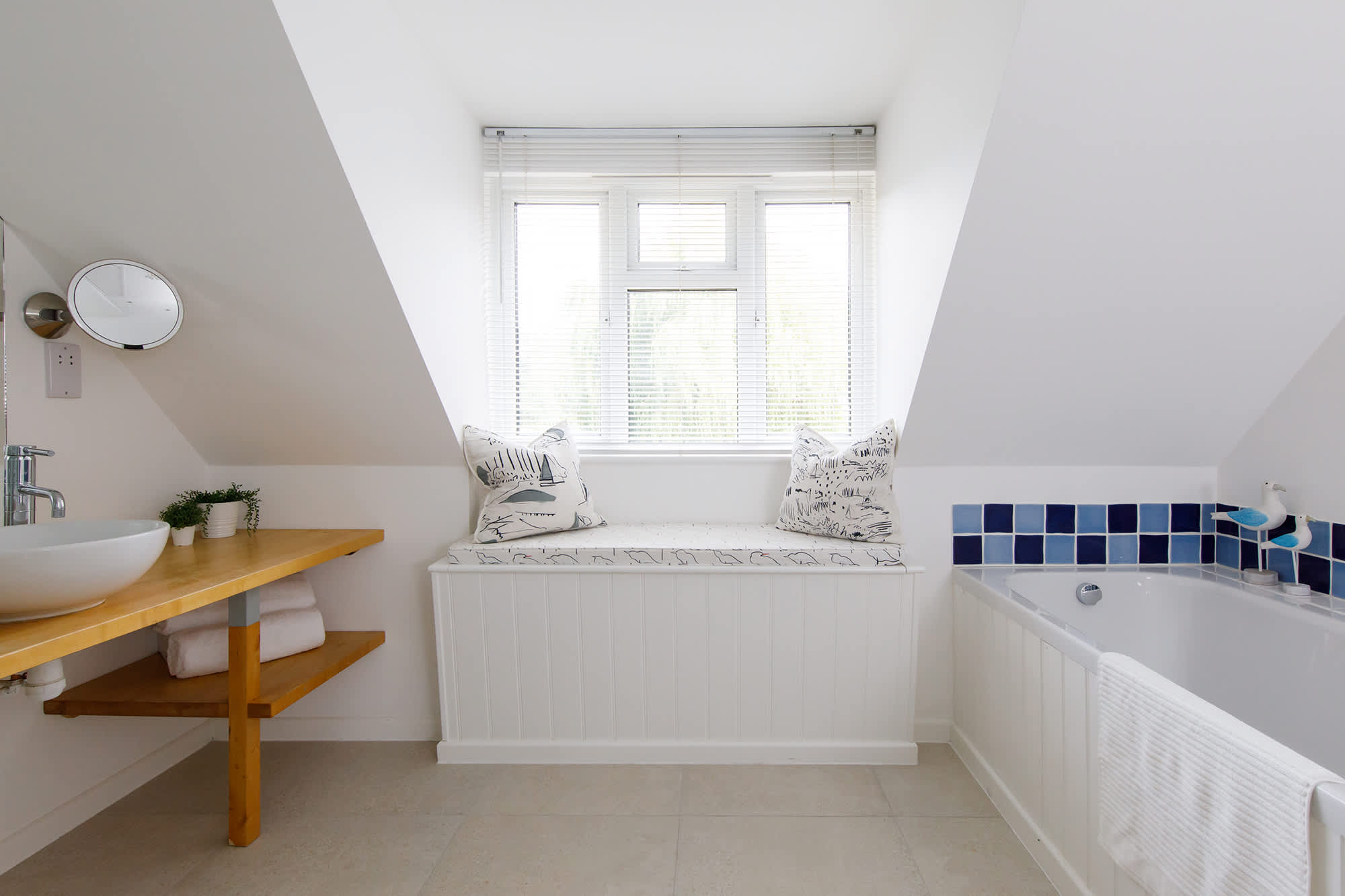 The master bedroom has an impressive ensuite with double sink, double shower, bath and WC.