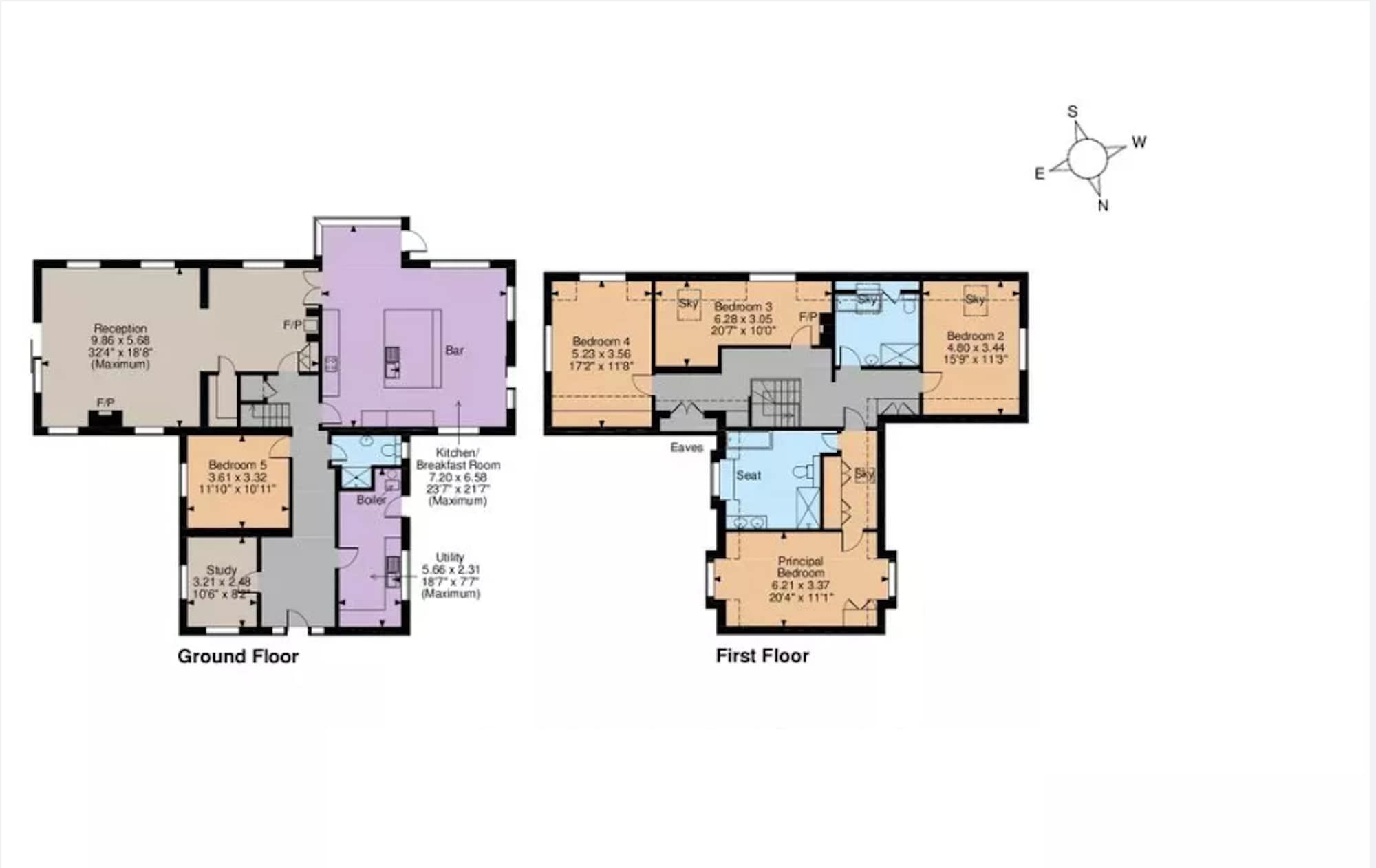 Choose your bedroom early!