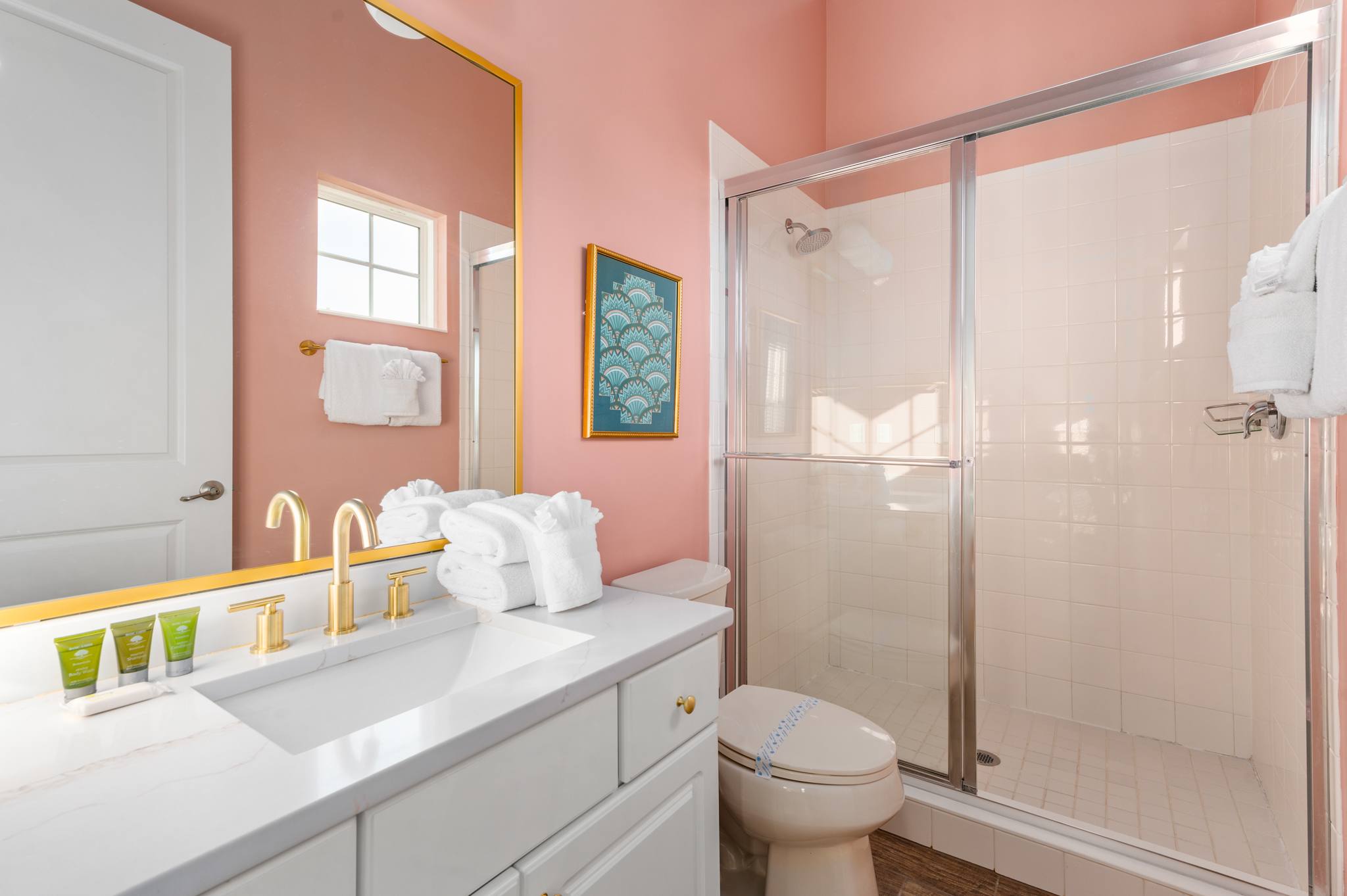 Bathroom attached to Bedroom 2.