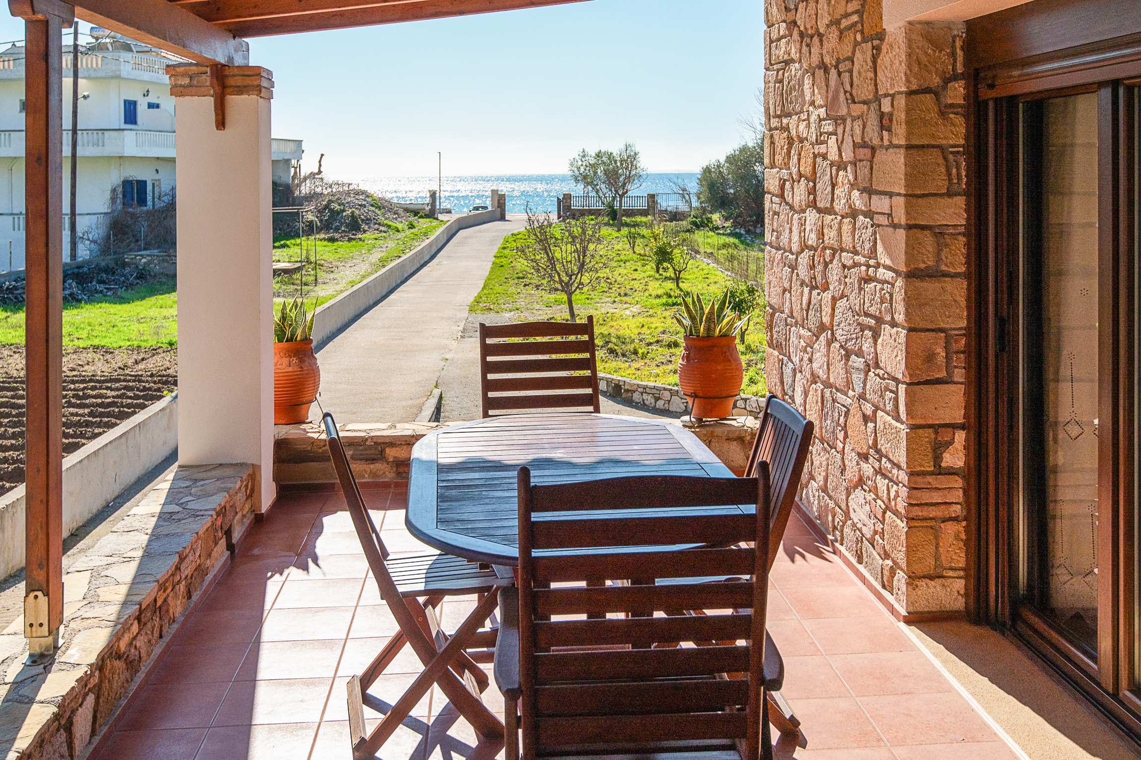 Beachfront Stone House - Samos Seaview Retreat — Ormos Koumeikon, Samos — vacation rental