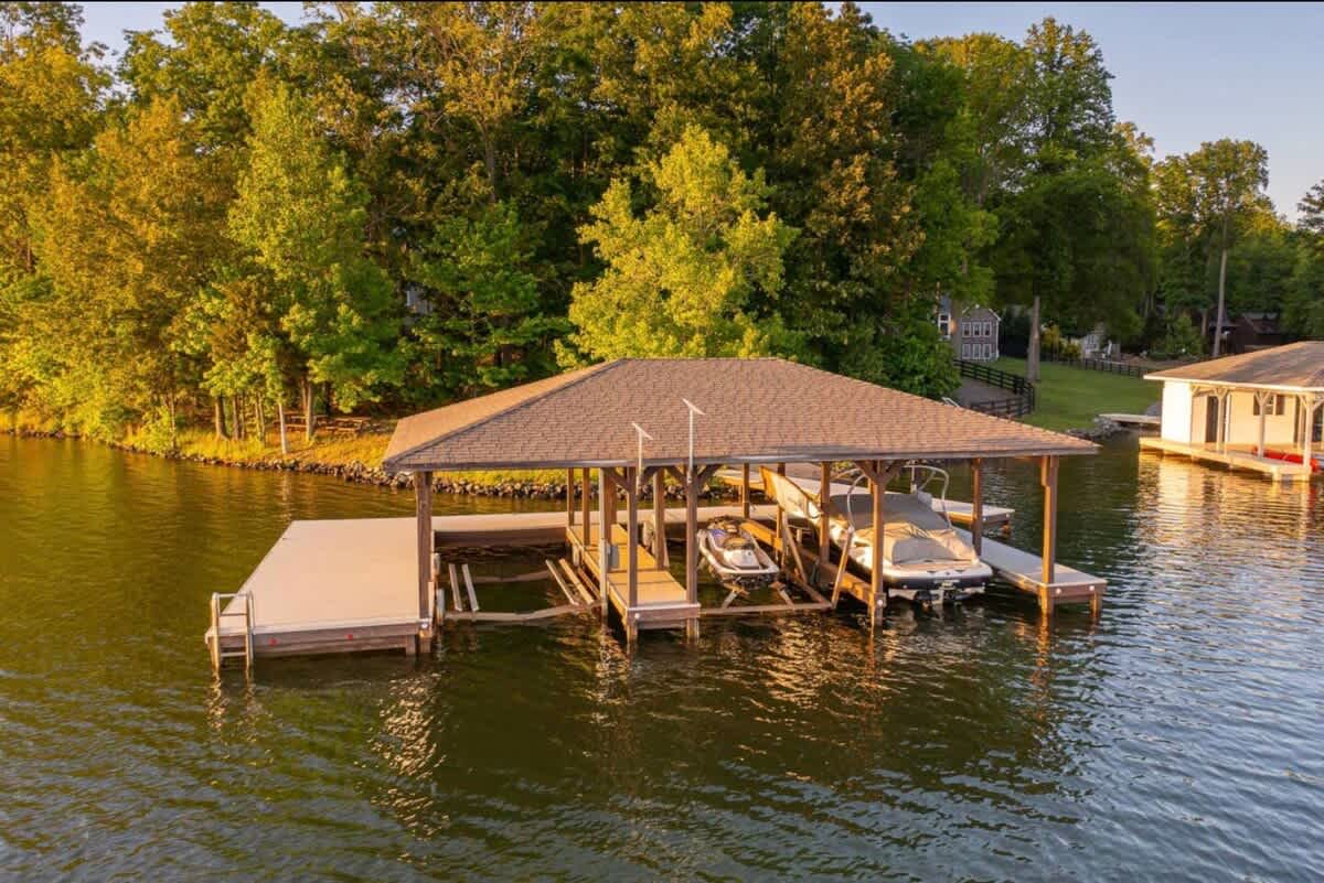 Lake House with Hot Tub and Fire Pit