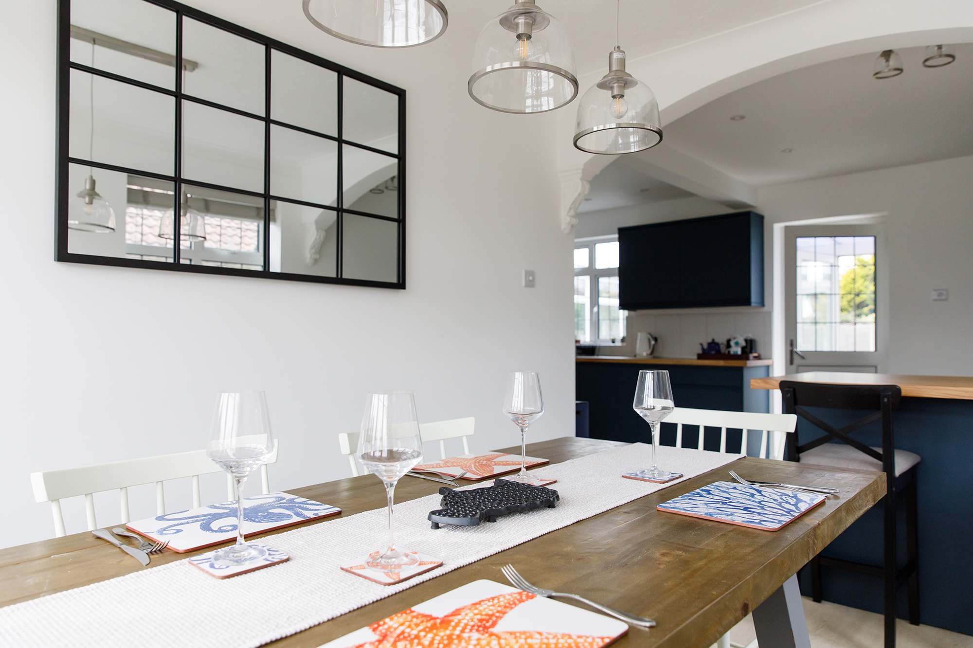 Enjoy leisurely breakfasts and long evening meals with friends and family.