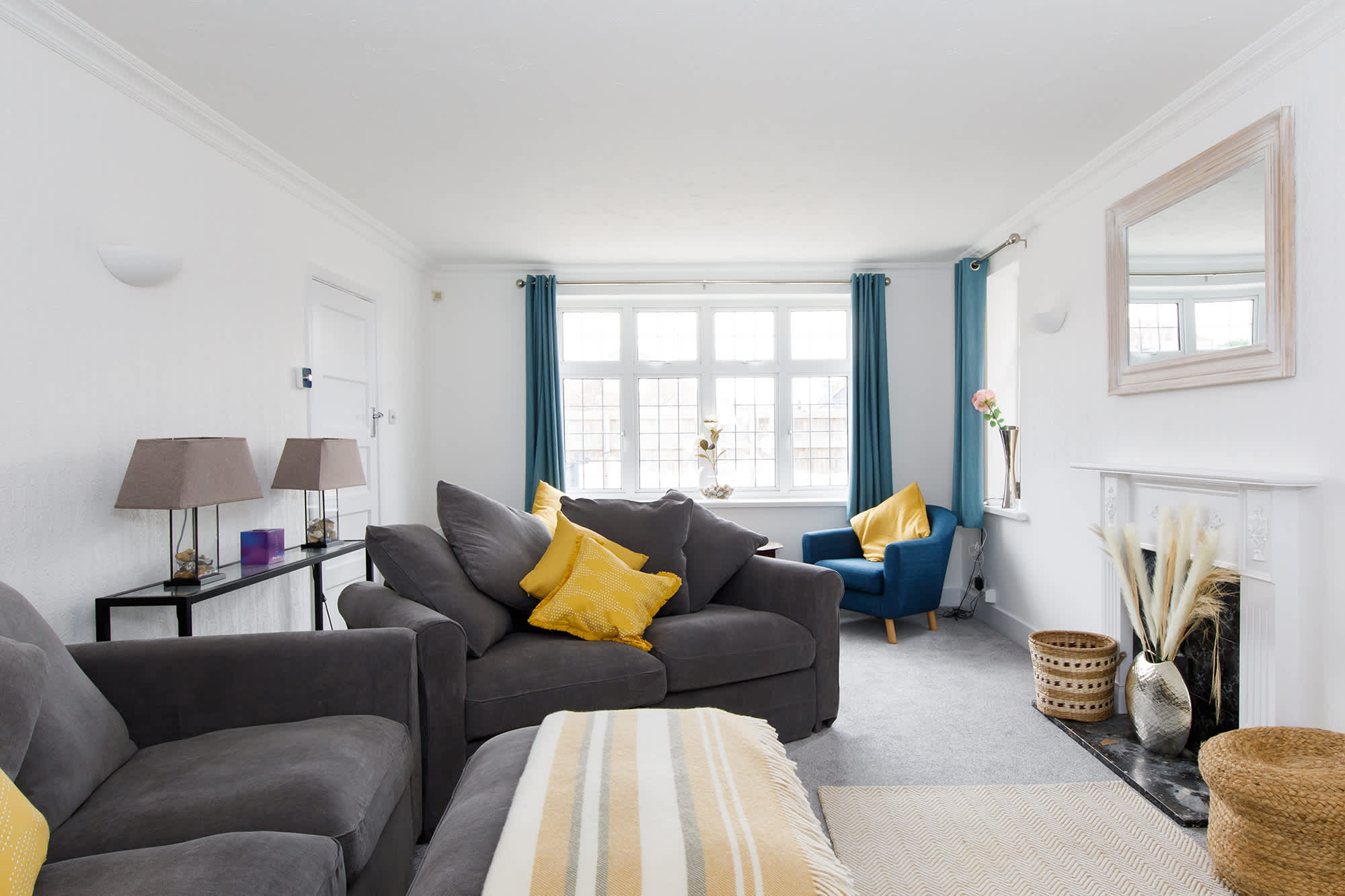 Relax in the comfy lounge, which has room for everyone to kick back and unwind with a good film or favourite show.