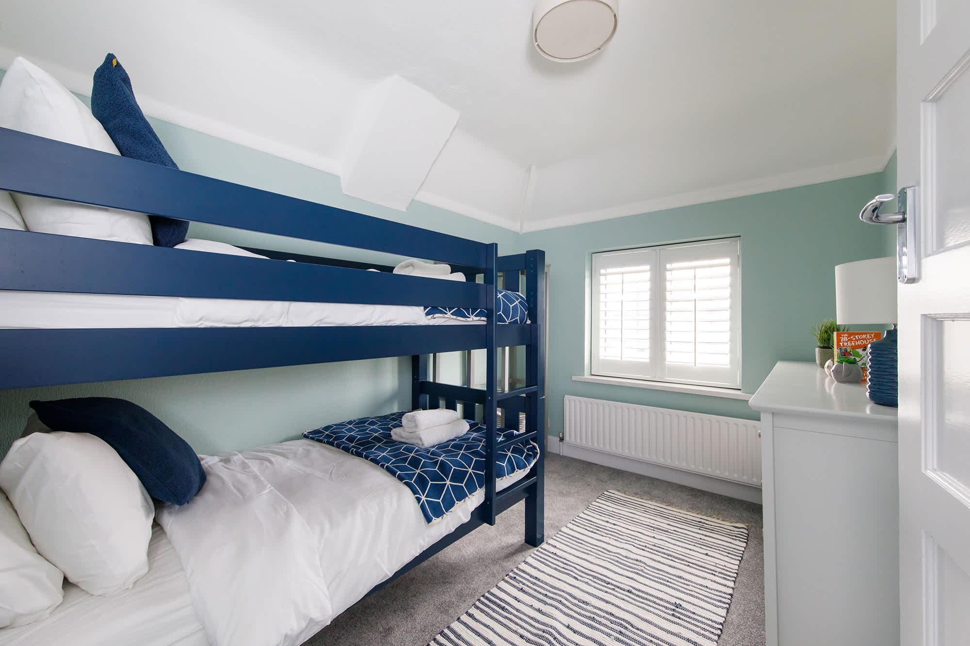 With four bedrooms, everyone will have their own space on holiday!
