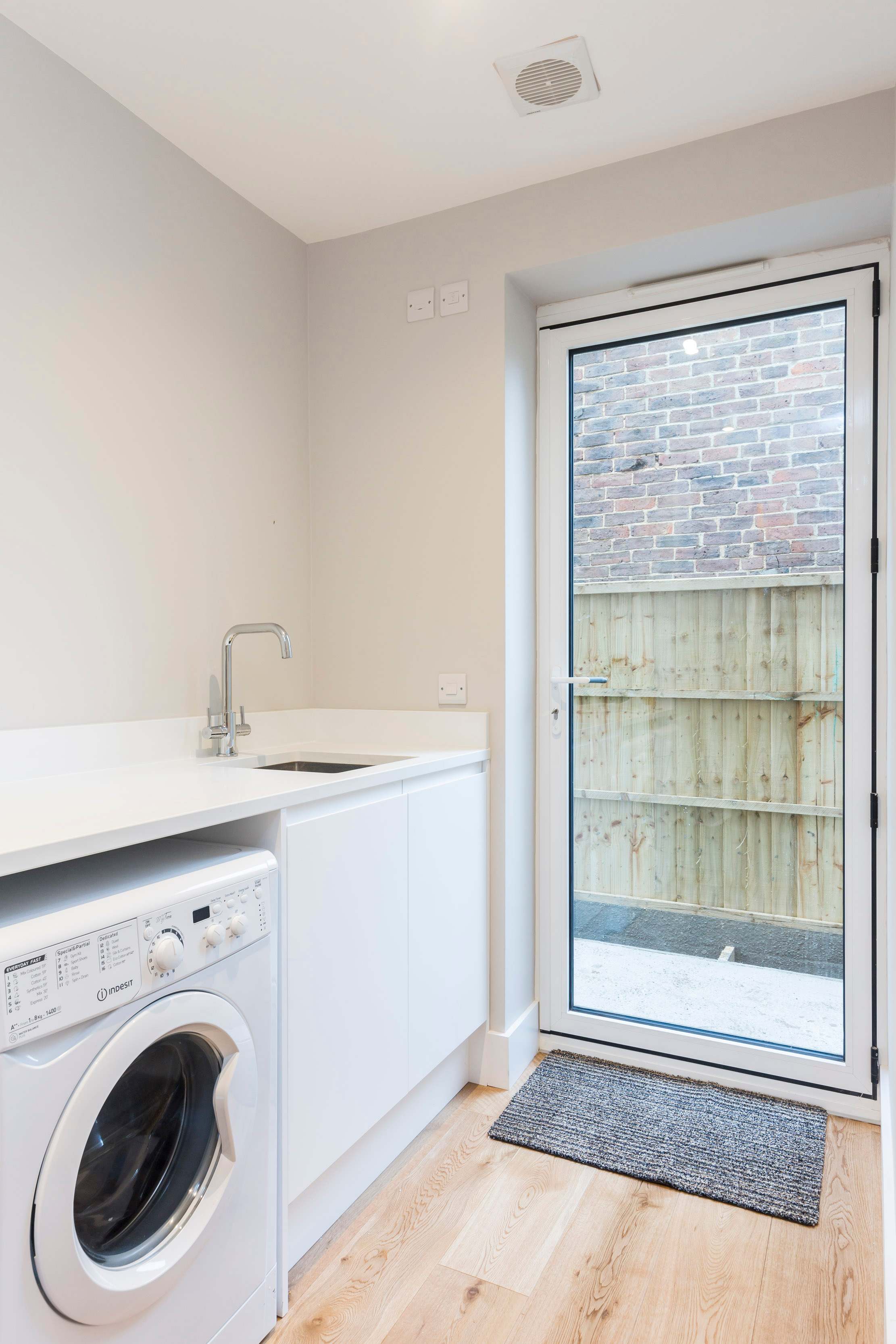 Not a bad spot to get the laundry done