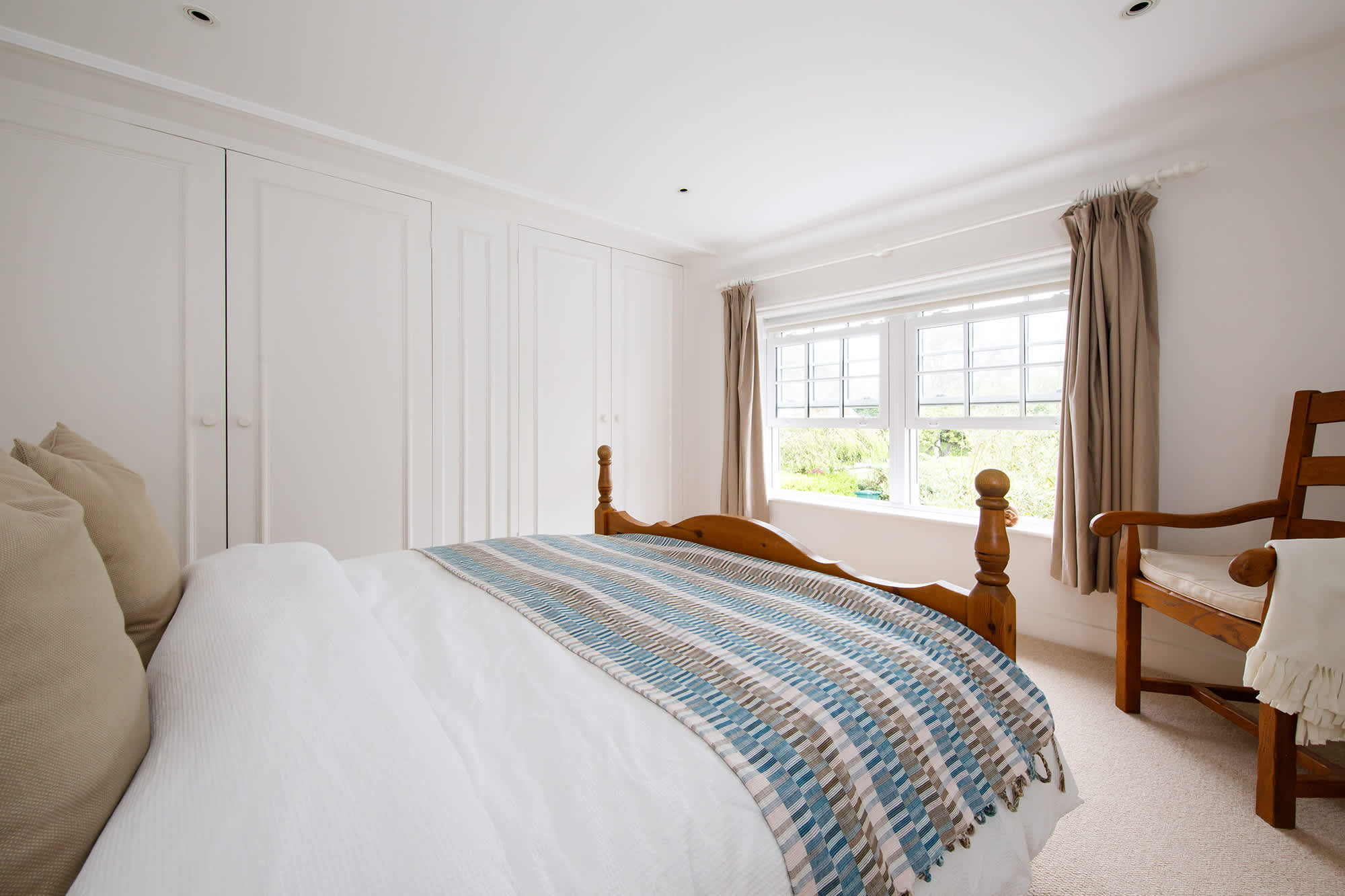 Marvel at the views over open fields