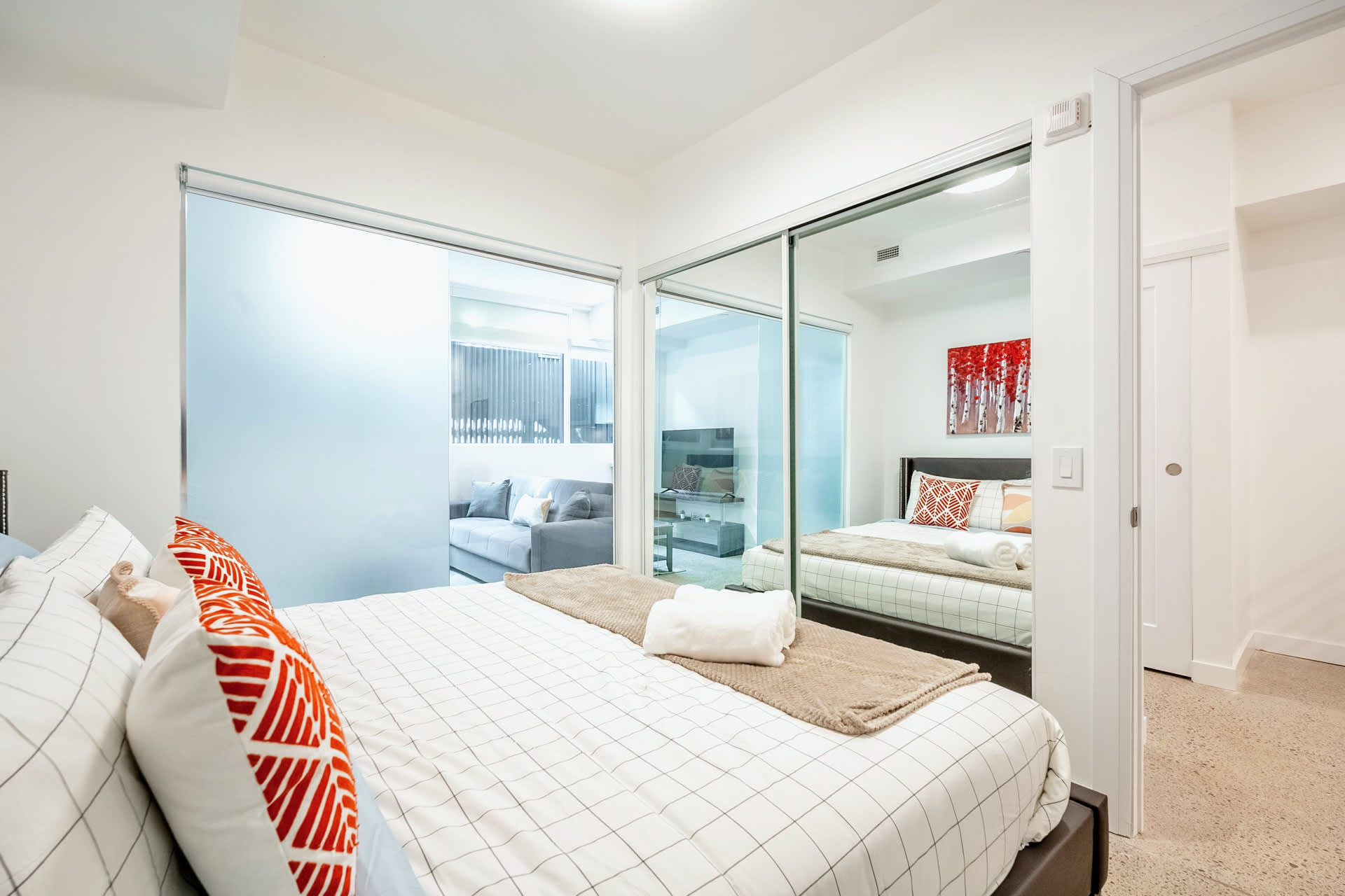 King bedroom with spacious closet 