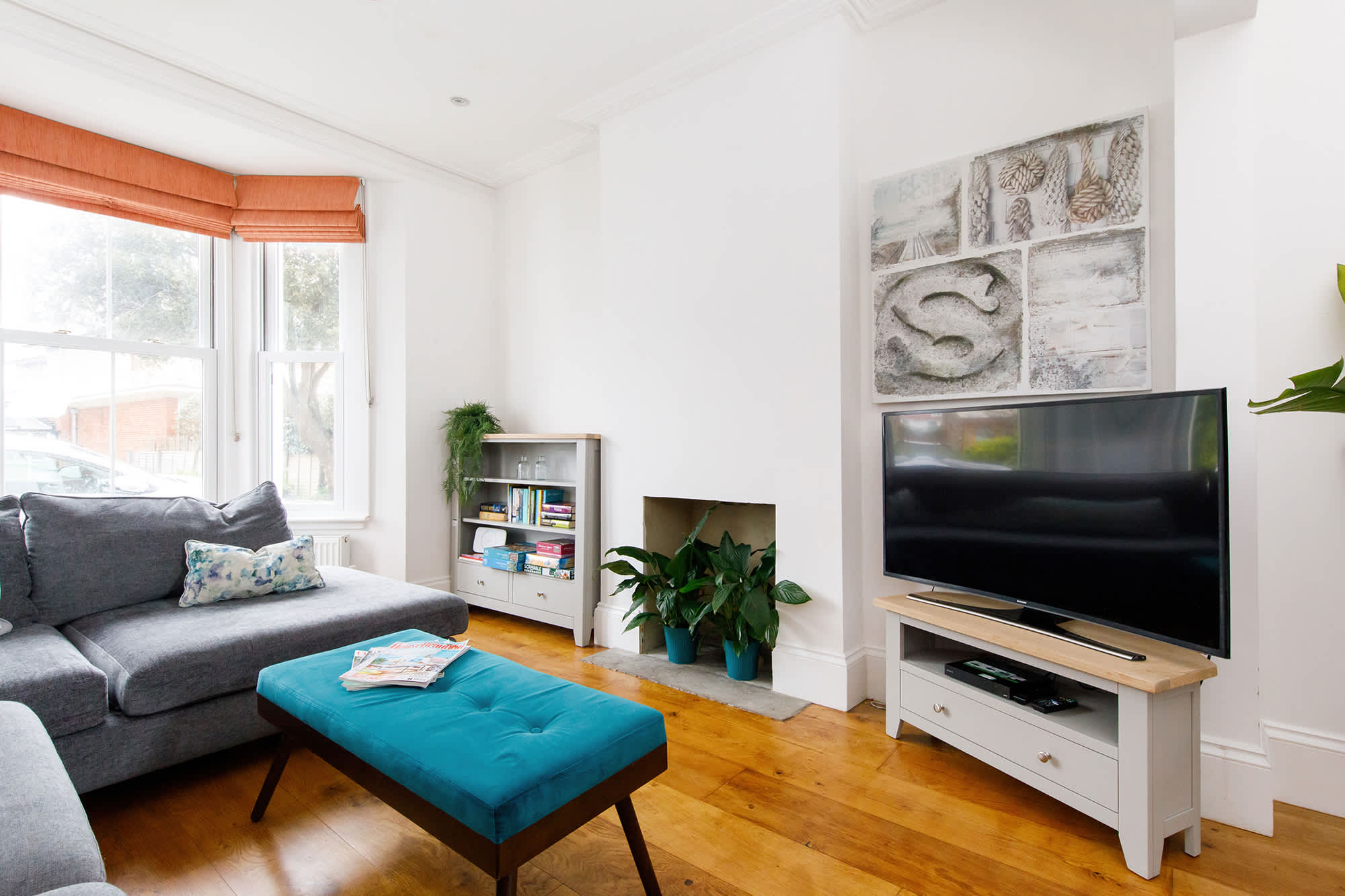 Enjoy your favourite TV shows or a film on the smart TV in the lounge area.