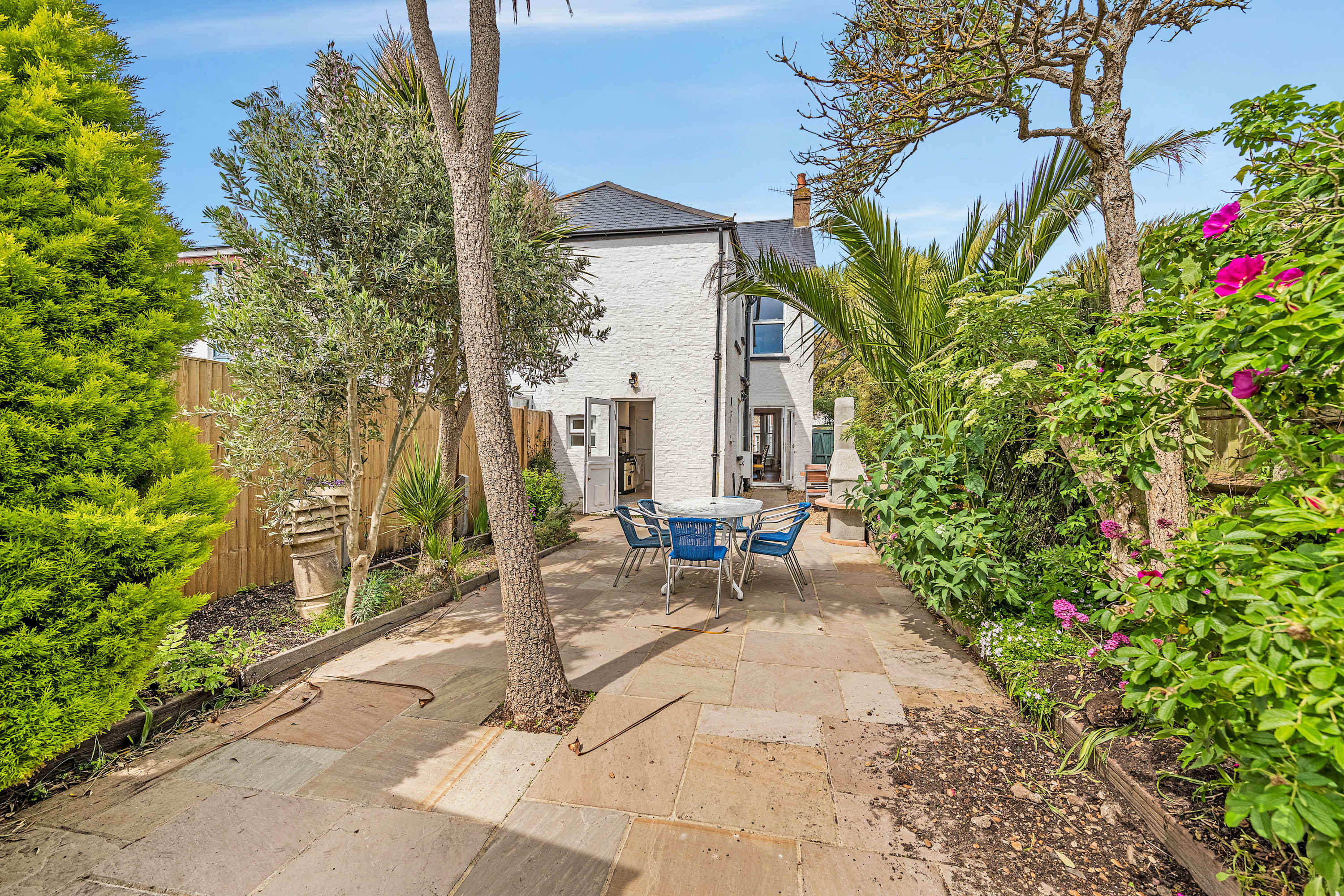 The Villa’s ultra-private garden nicely separates you from the outside world