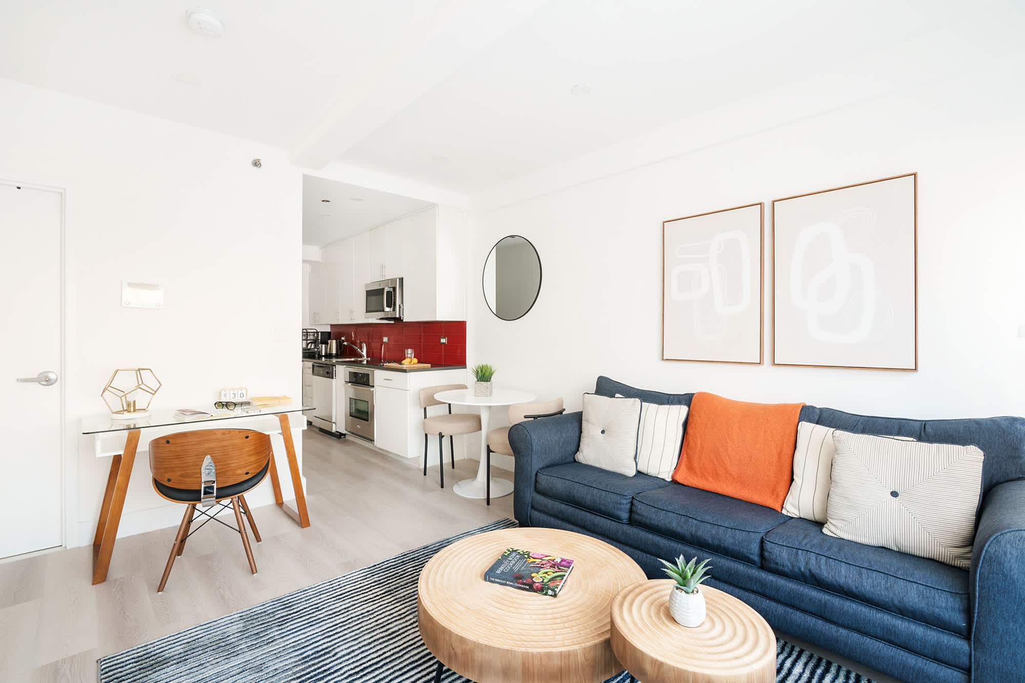 809-2A Gorgeous 1BR New W/D Modern Best Location 5
