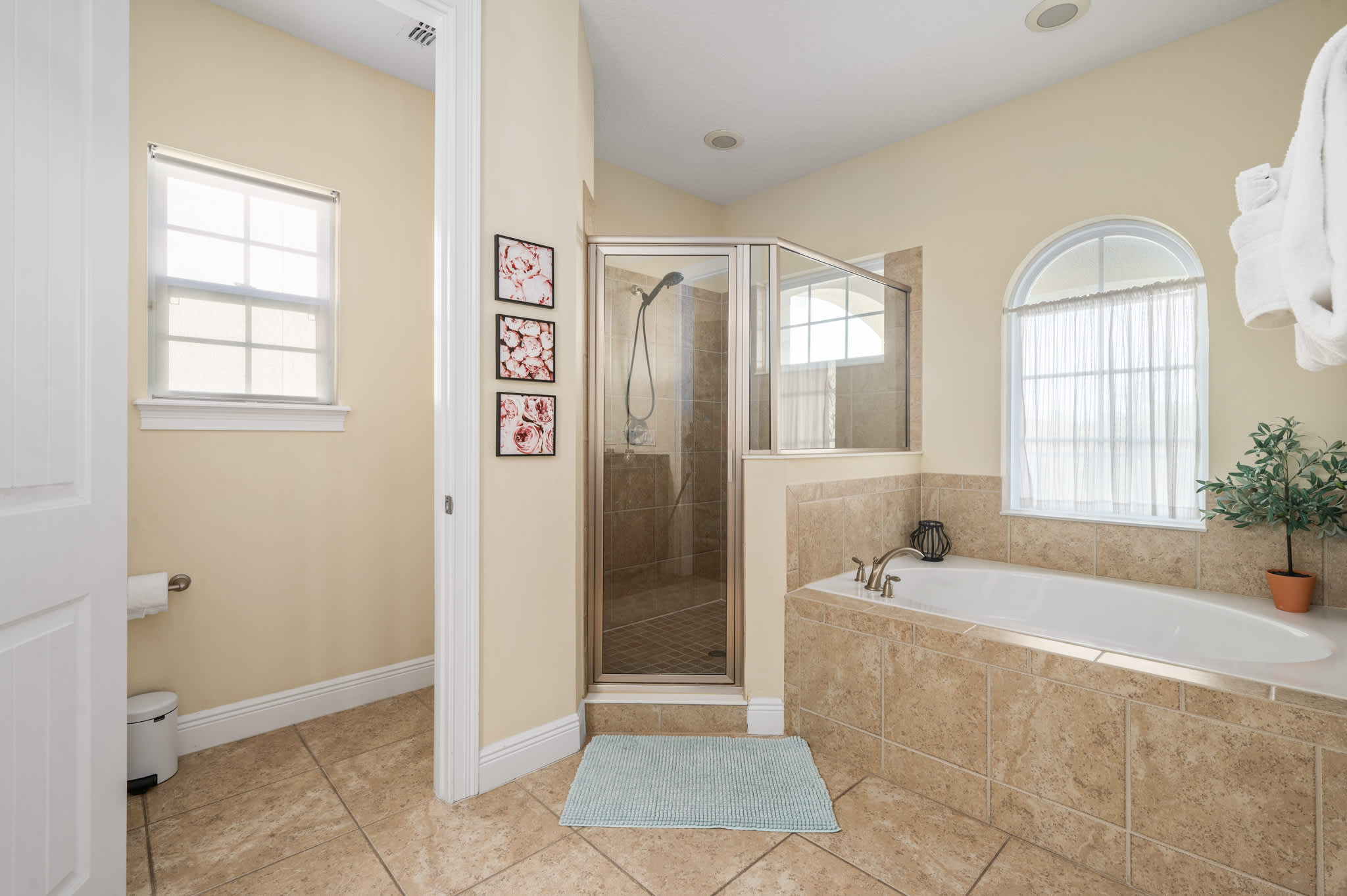 Bathroom attached to Bedroom 2.