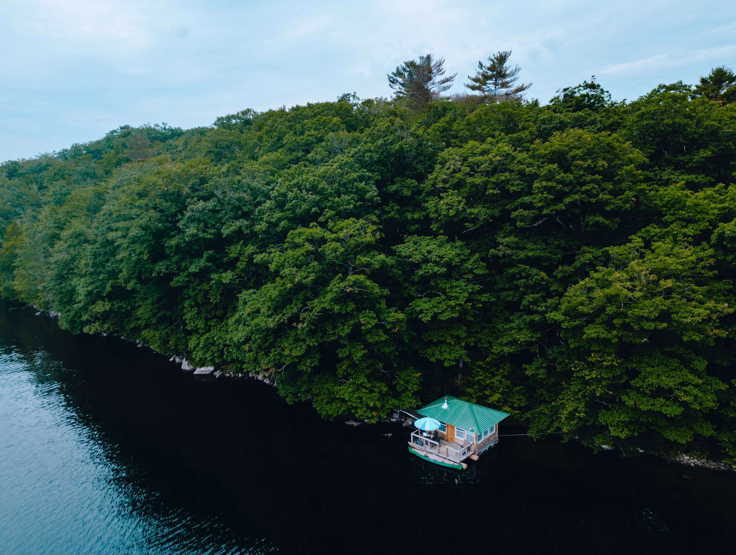 The Nautilus Floating Waterhouse makes feeling remote super convenient.