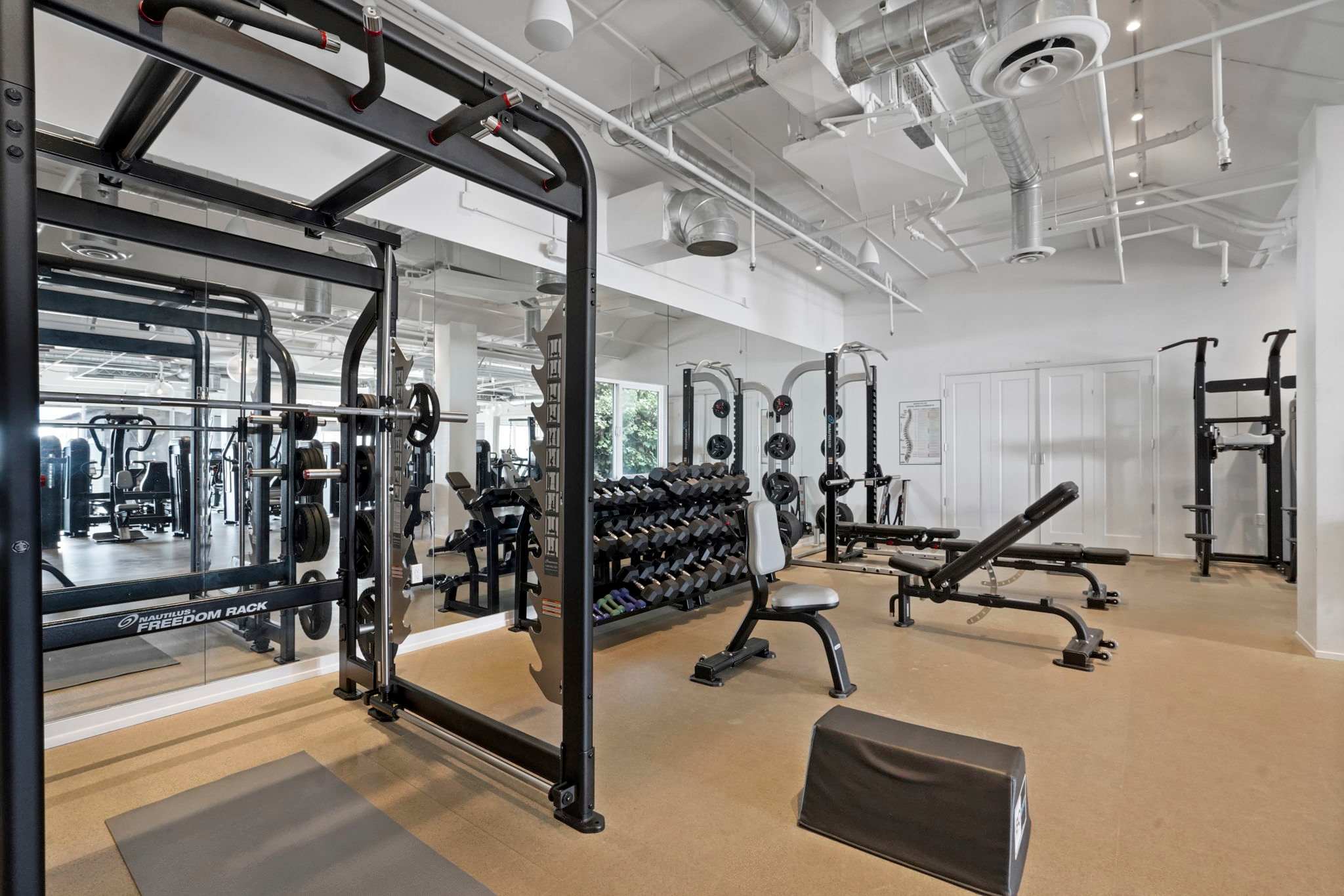 A cutting-edge gym experience awaits at CURE Spa, offering elite fitness within easy access.