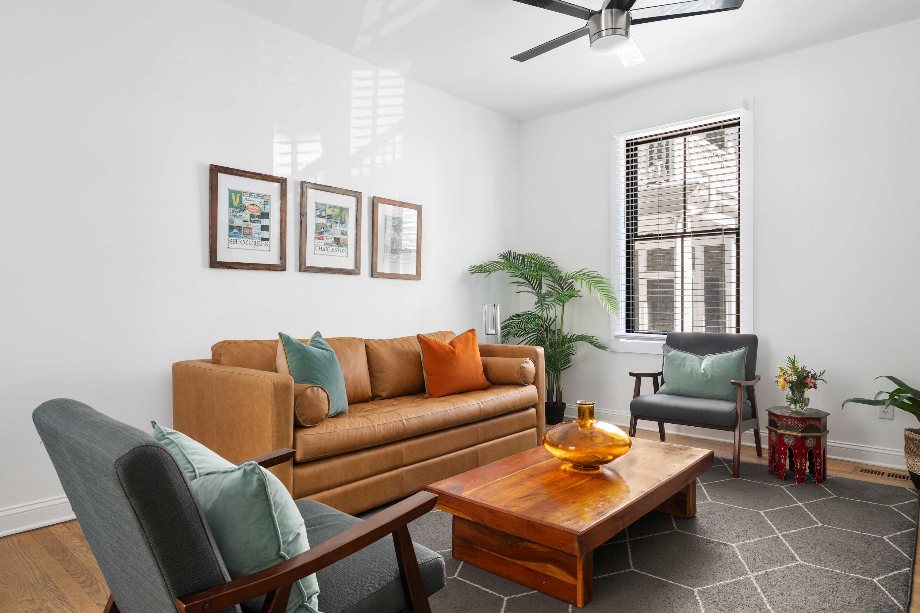 Spacious living room #1 with seating for your group!