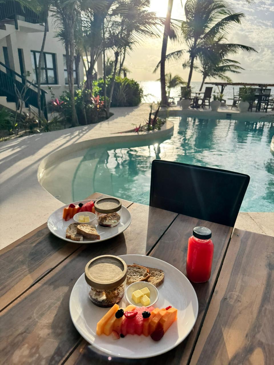 Continental breakfast included