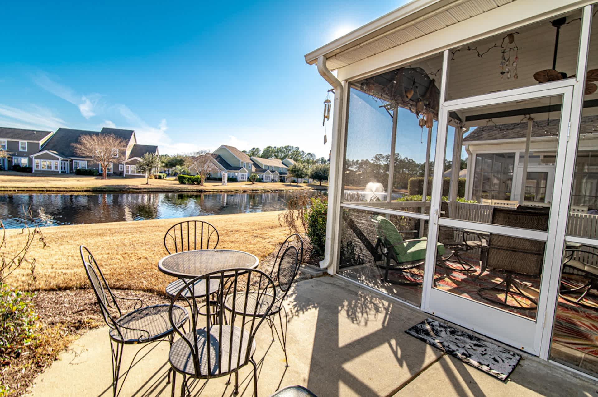 Lakefront with Screened Patio