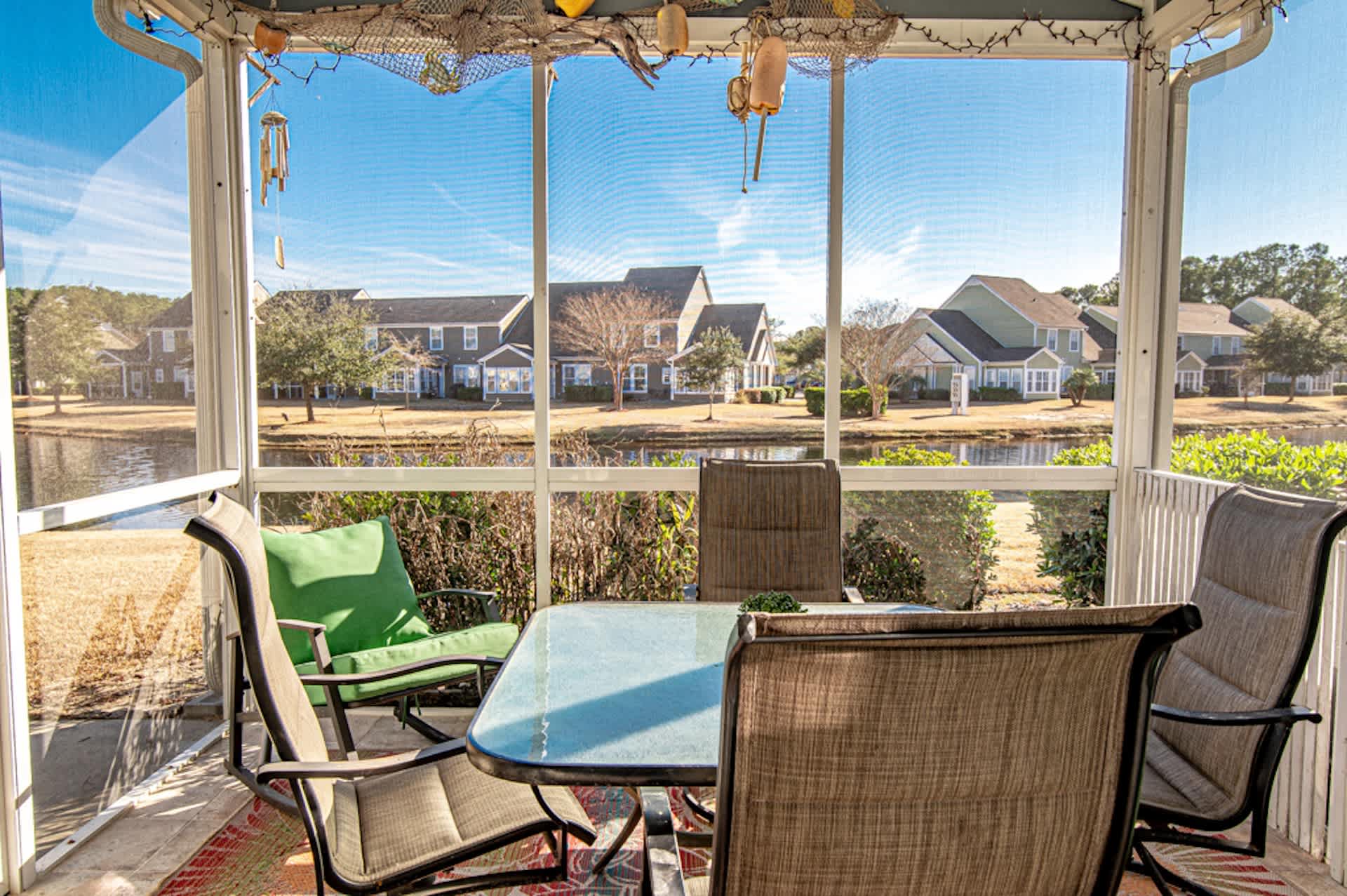 Lakefront with Screened Patio