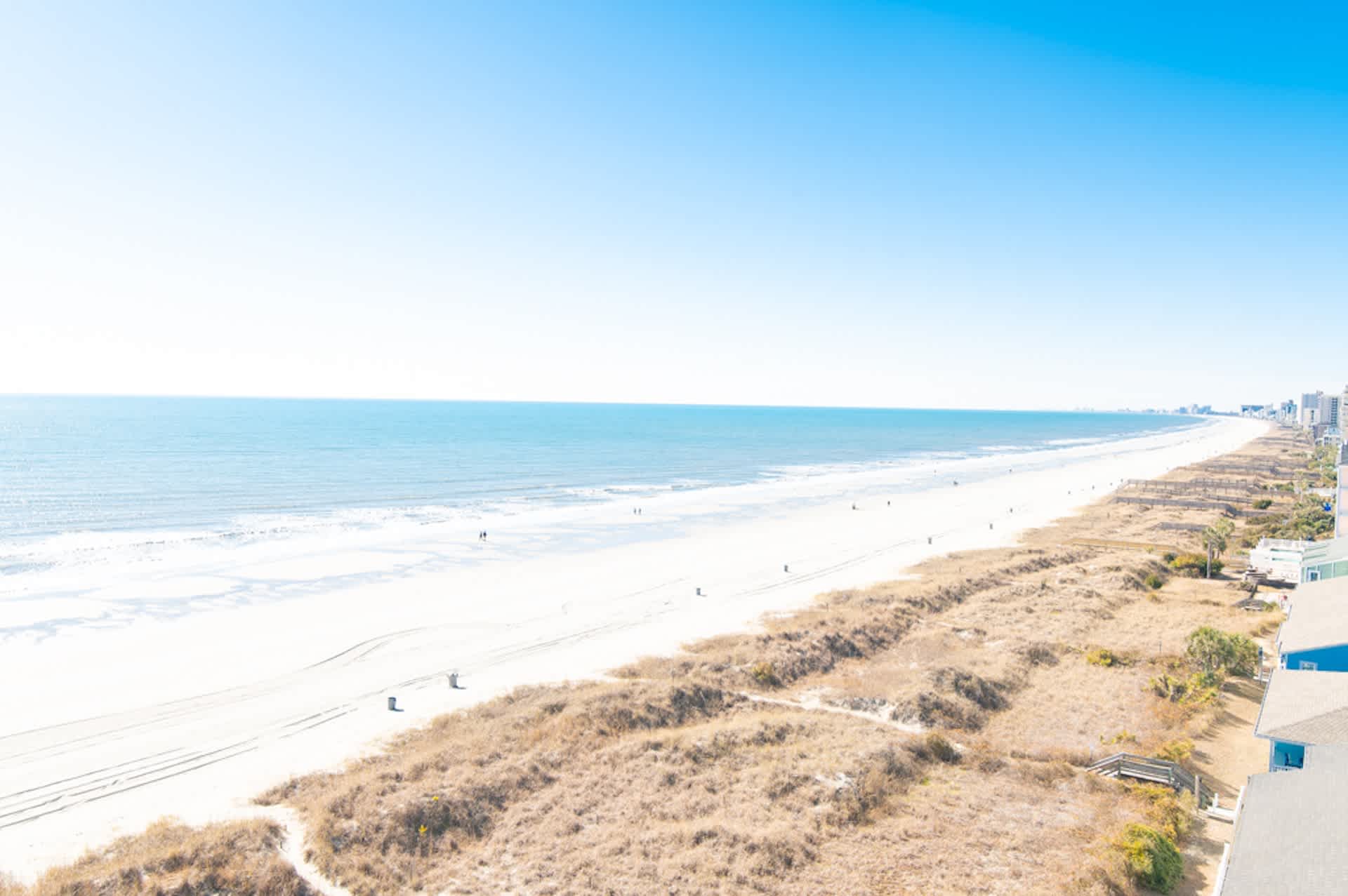 Rare View Down the Coastline