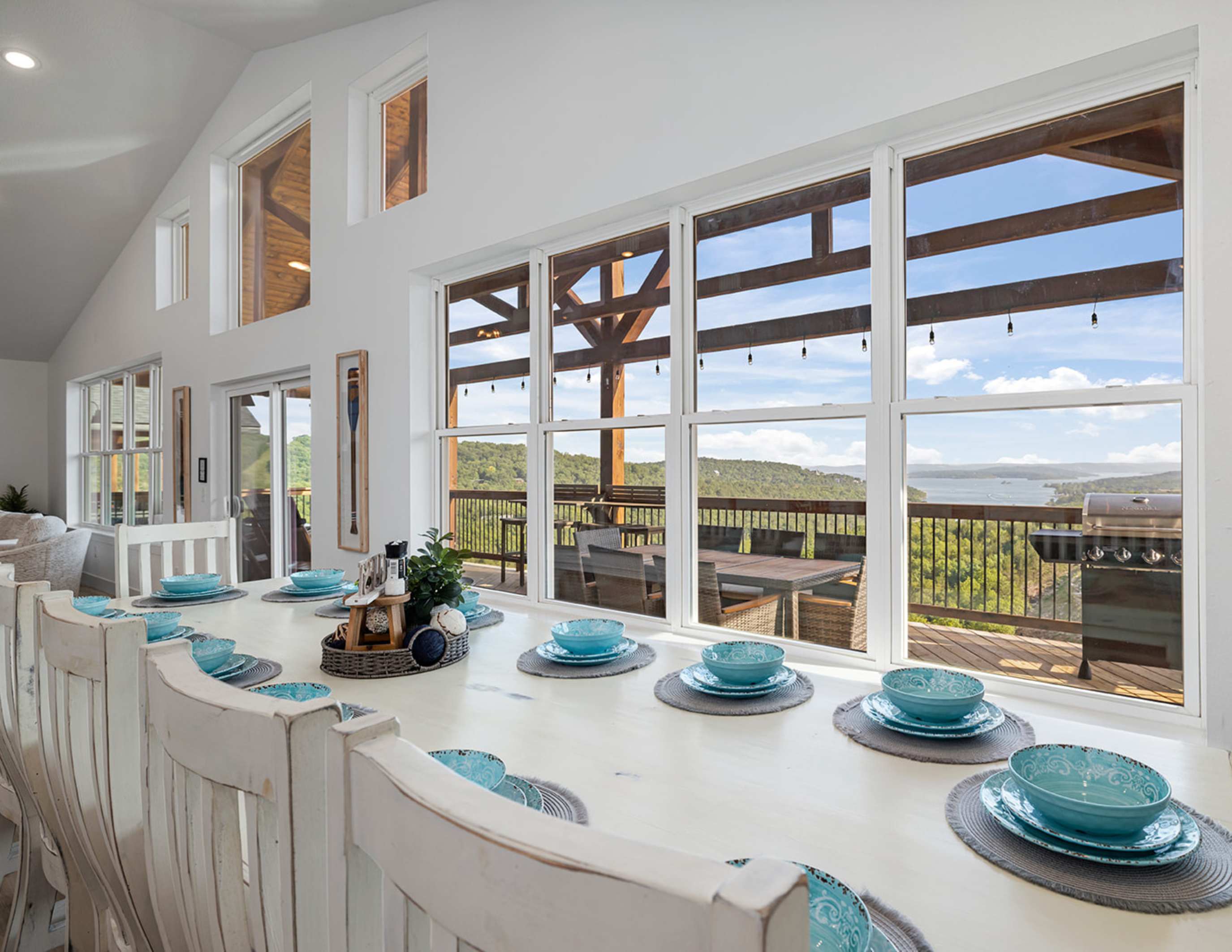 Large formal dining area