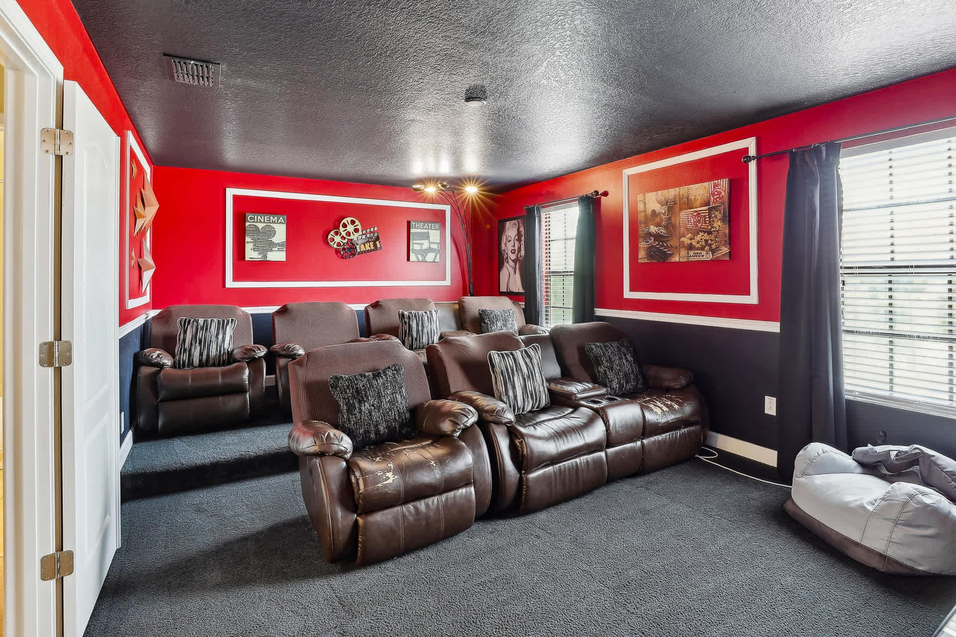 In-home Cinema with recliner seats