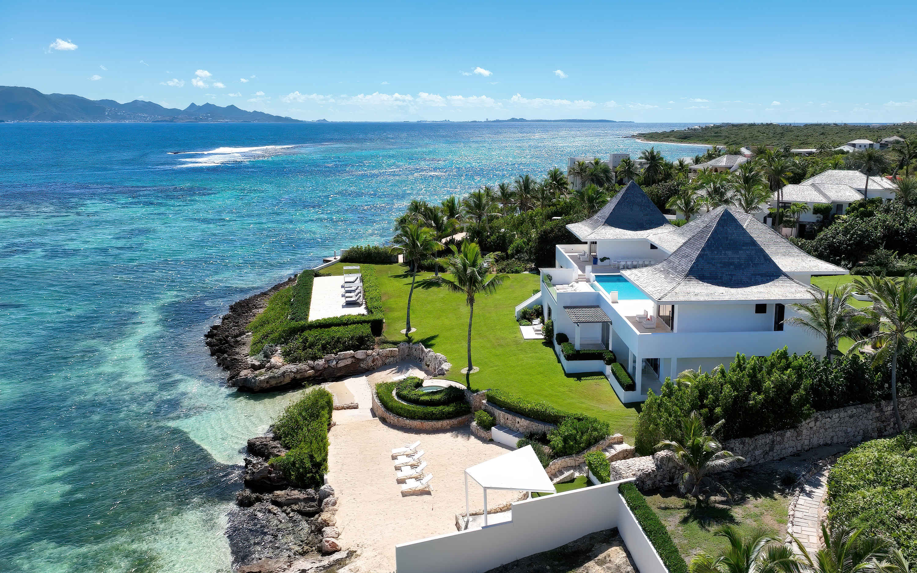 Bleu Ciel (11 bedrooms) - Oceanfront, Little Harbour, Anguilla