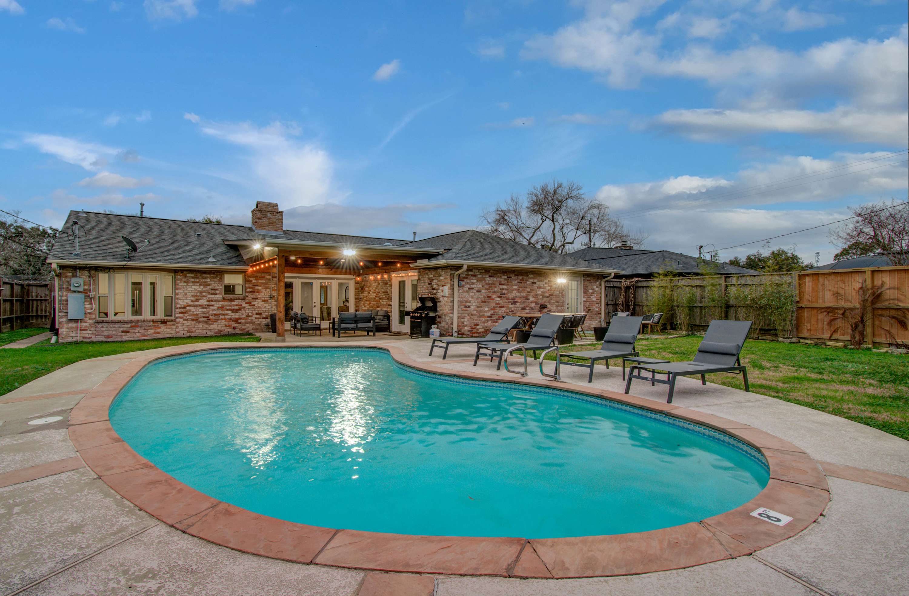 Rustic Modern Escape | 4-BD/2-BA with Pool & Patio — Houston, TX — vacation rental