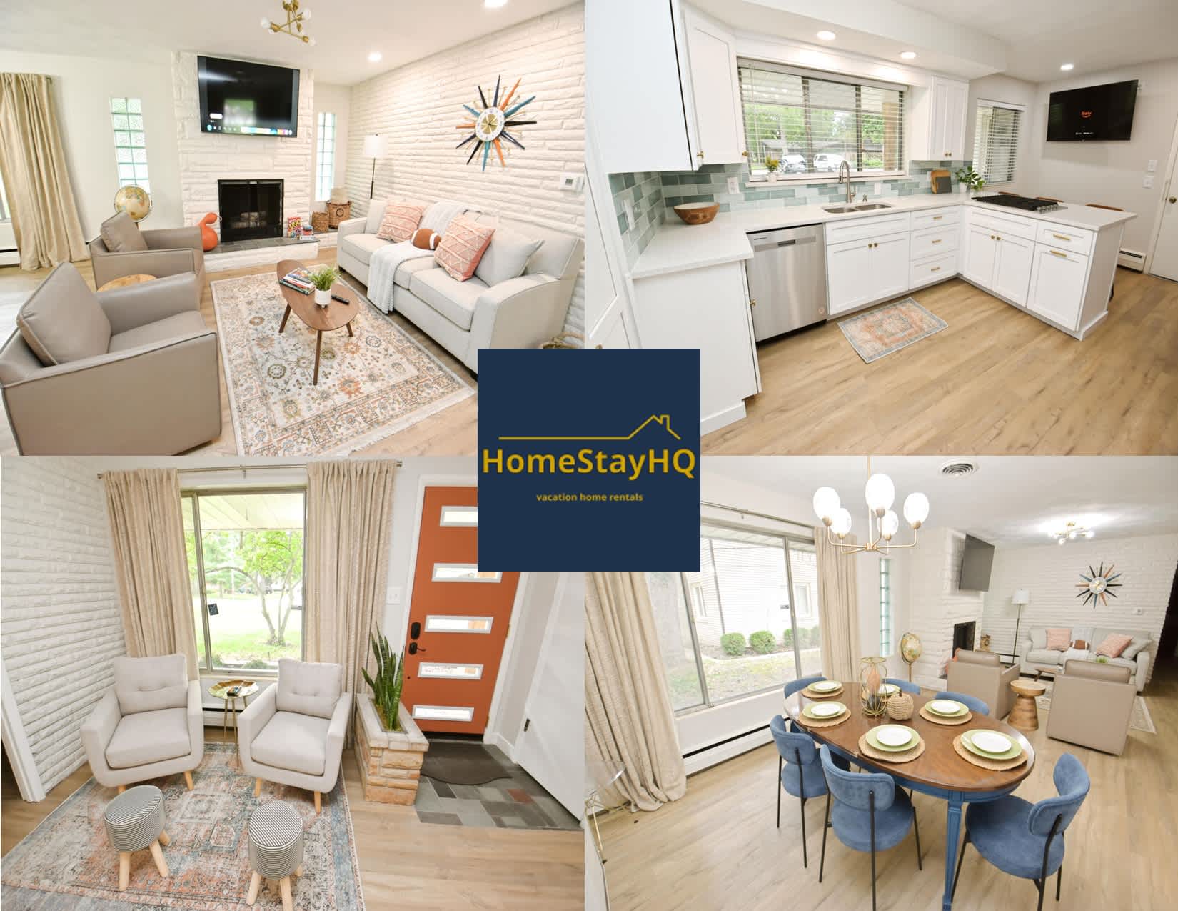 Mid Century Modern with modern touches, 10 min walk to Notre Dame! (1831)