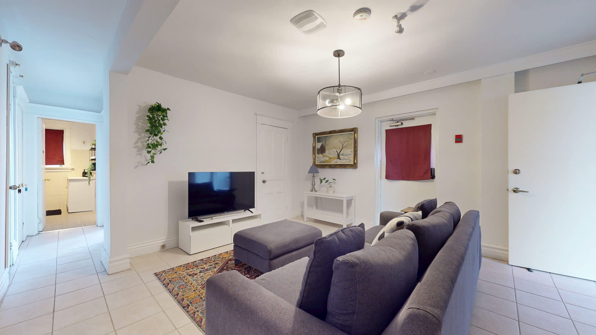 Living Room with Smart TV 