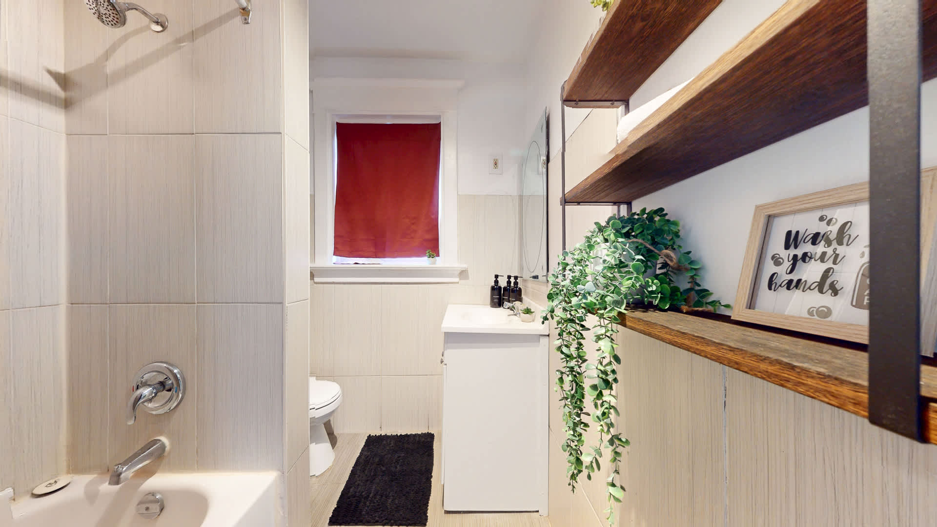 Full Bathroom with Combined Shower and Bathtub