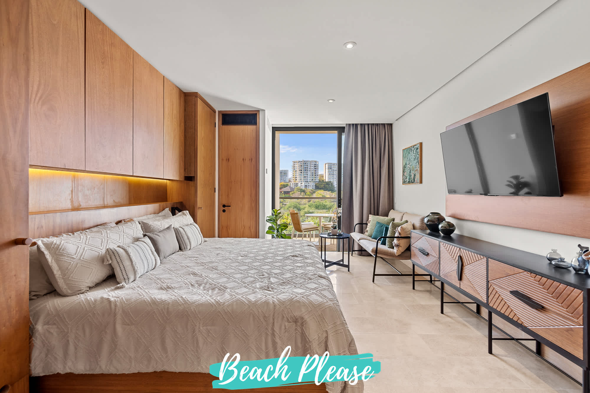 Zantamar 703: Beachfront with King Bed & Bunk Beds — Cruz de Huanacaxtle, Nayarit — vacation rental