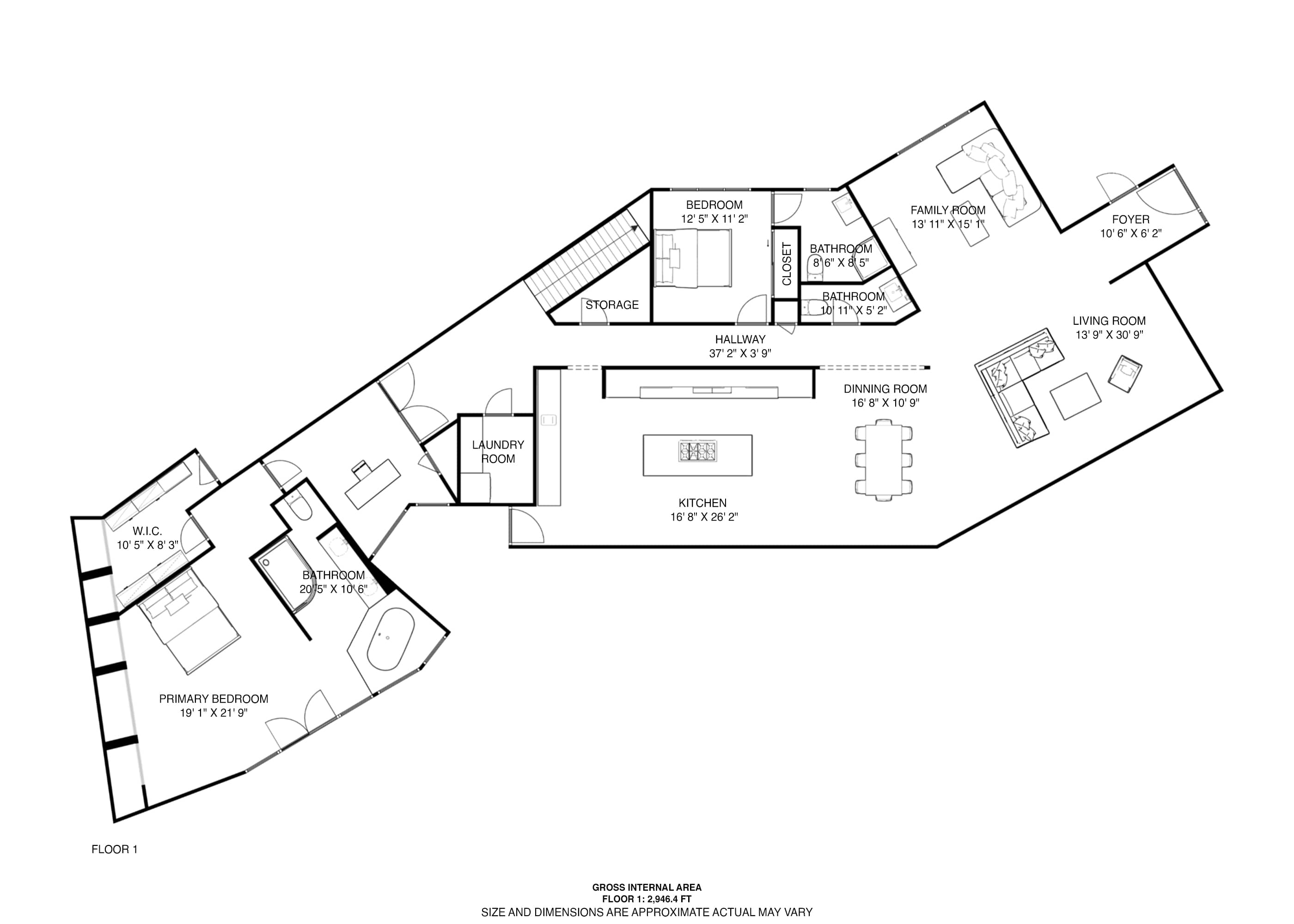 Discover the thoughtfully designed layout, offering seamless flow and comfort in every corner.