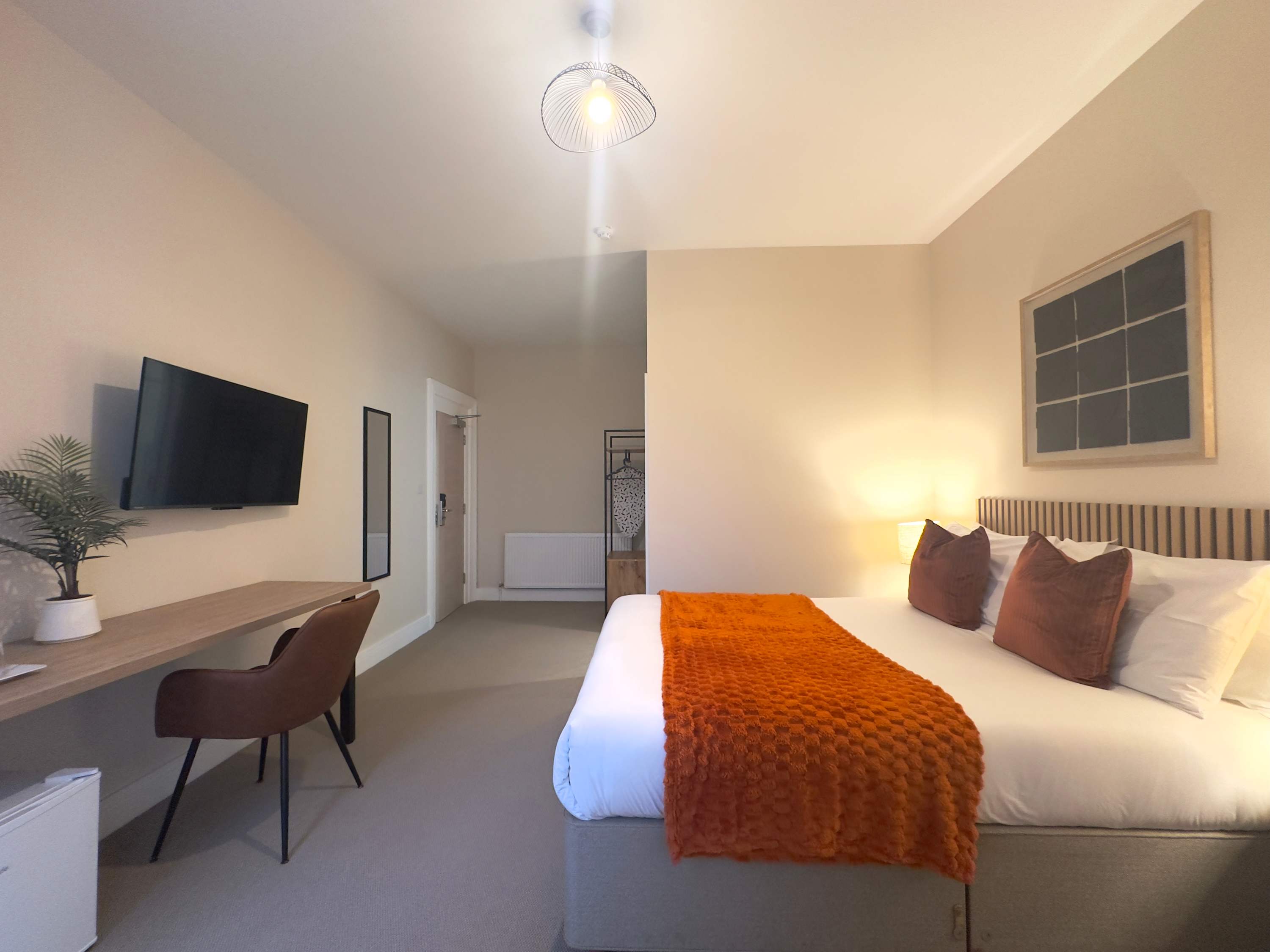 Bright Double Room by the Shore