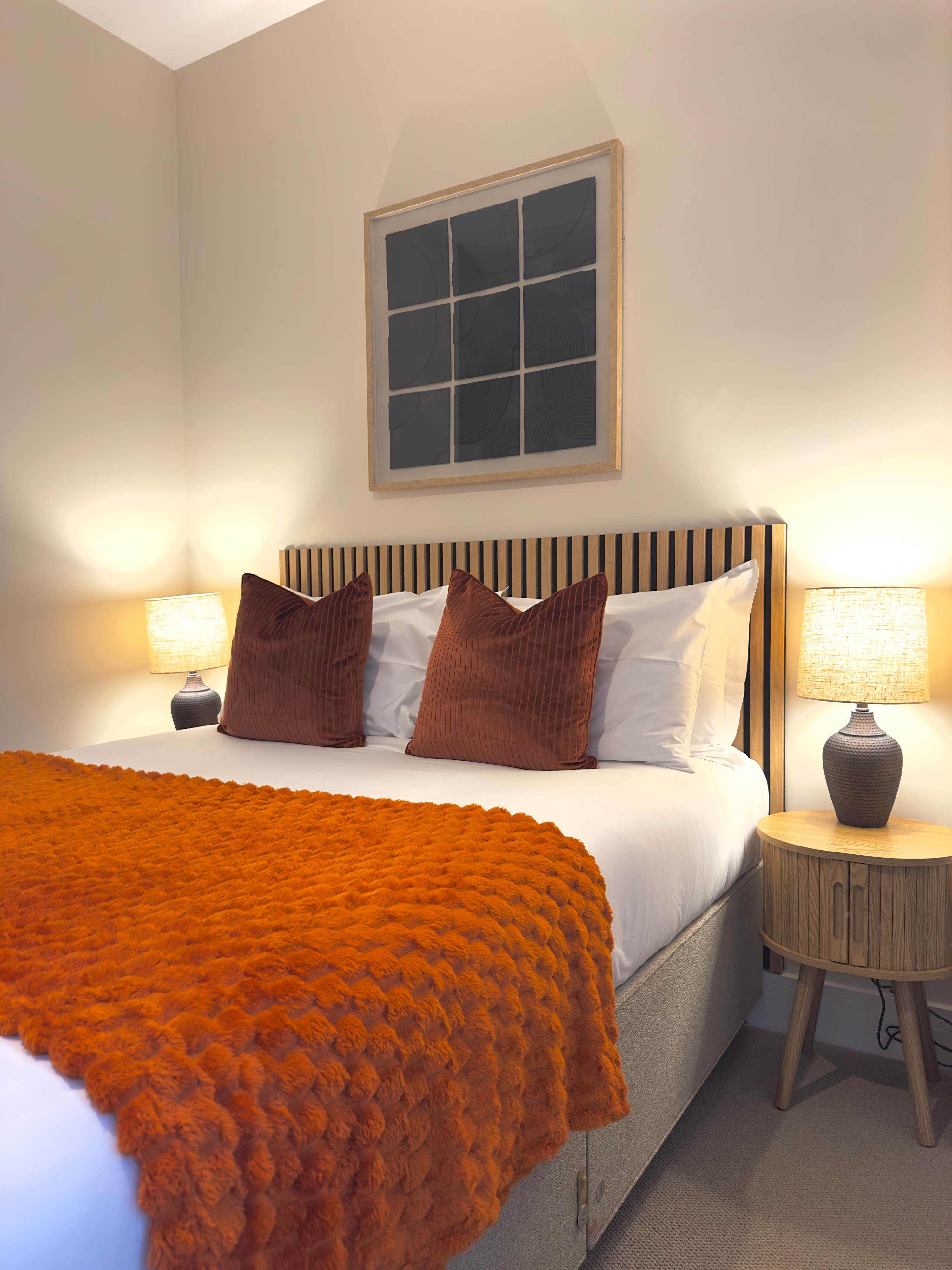 Bright Double Room by the Shore