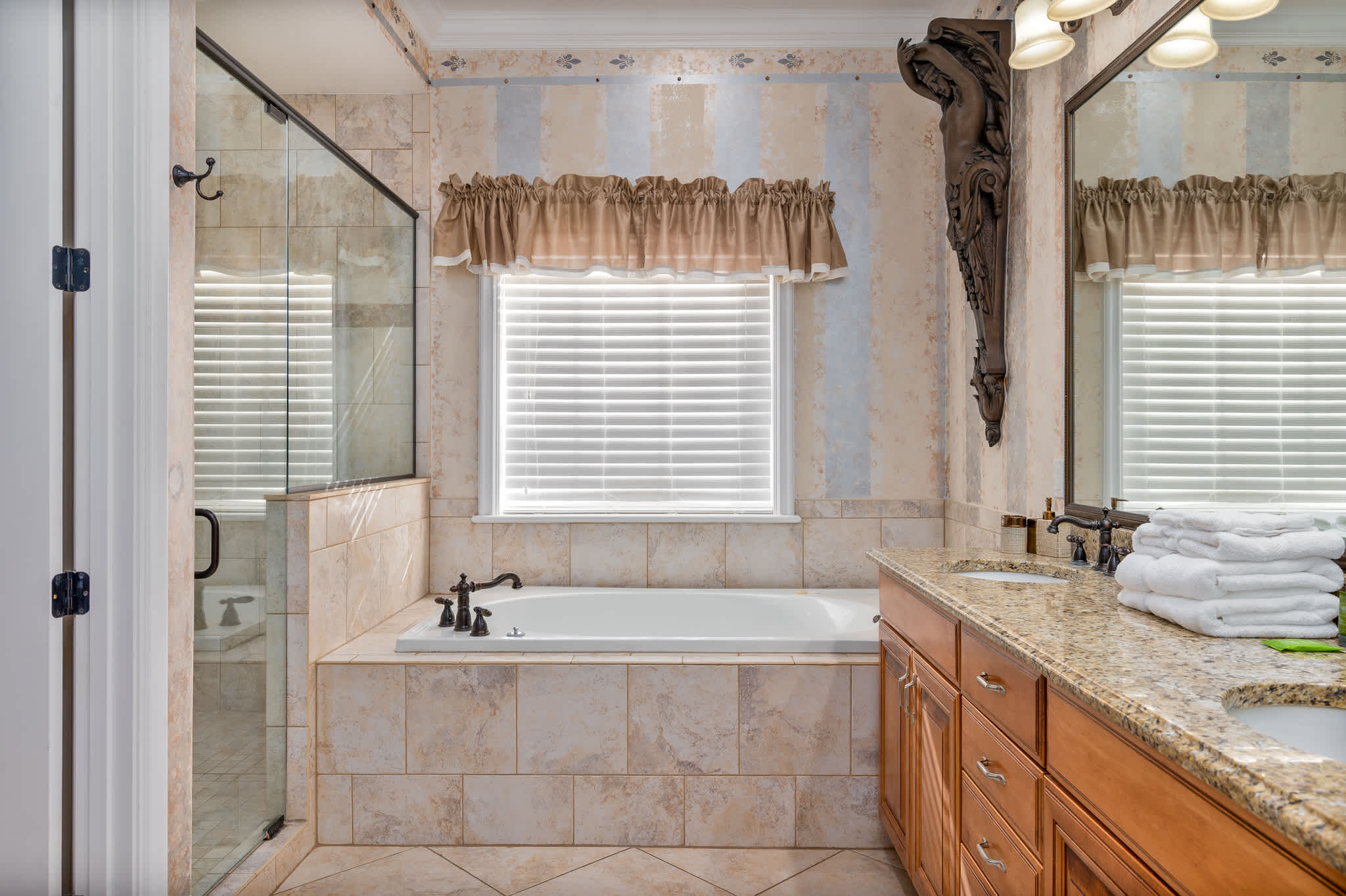 Upstairs master bathroom