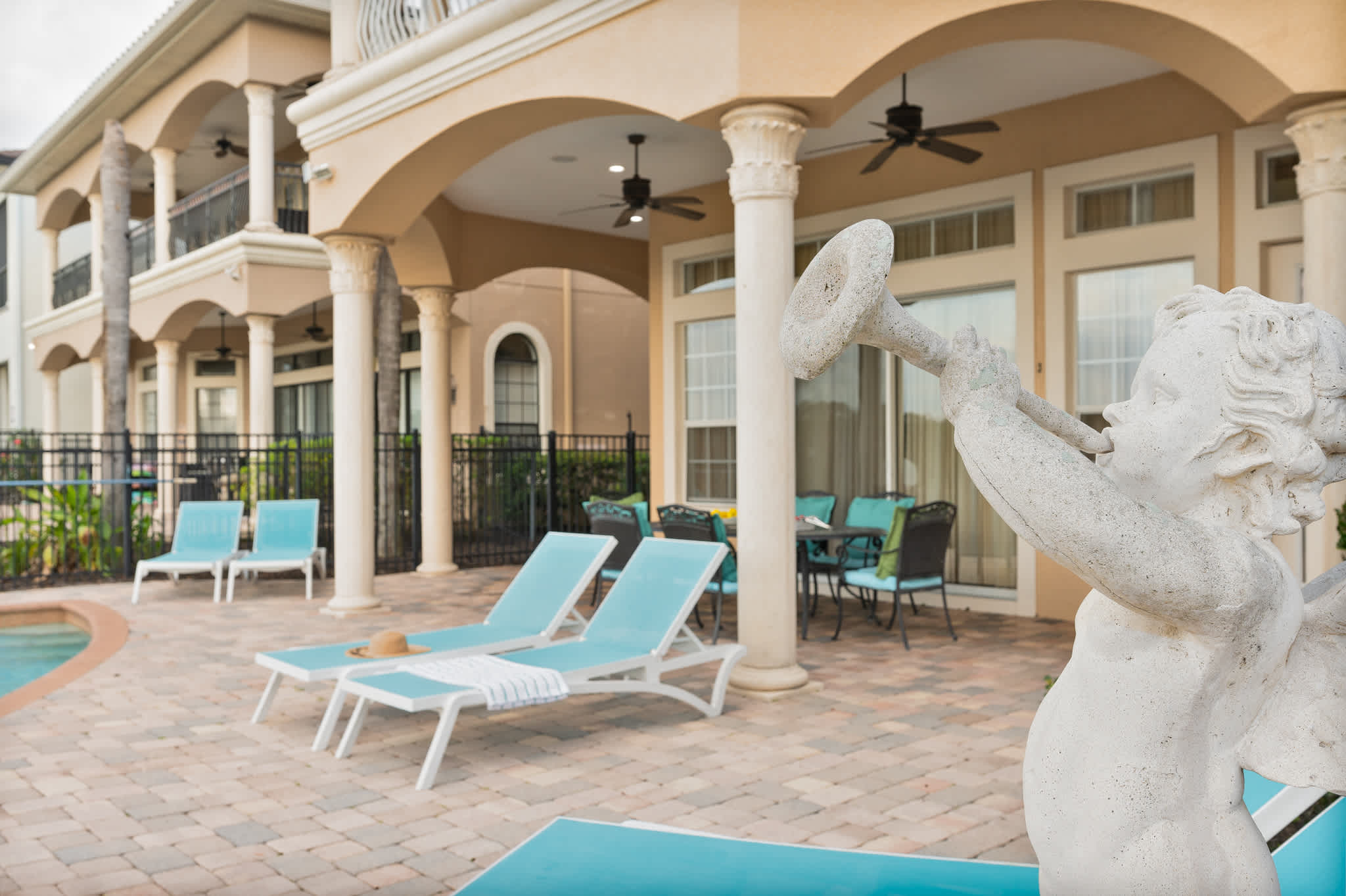 Spacious retreat w/ pool & hot tub