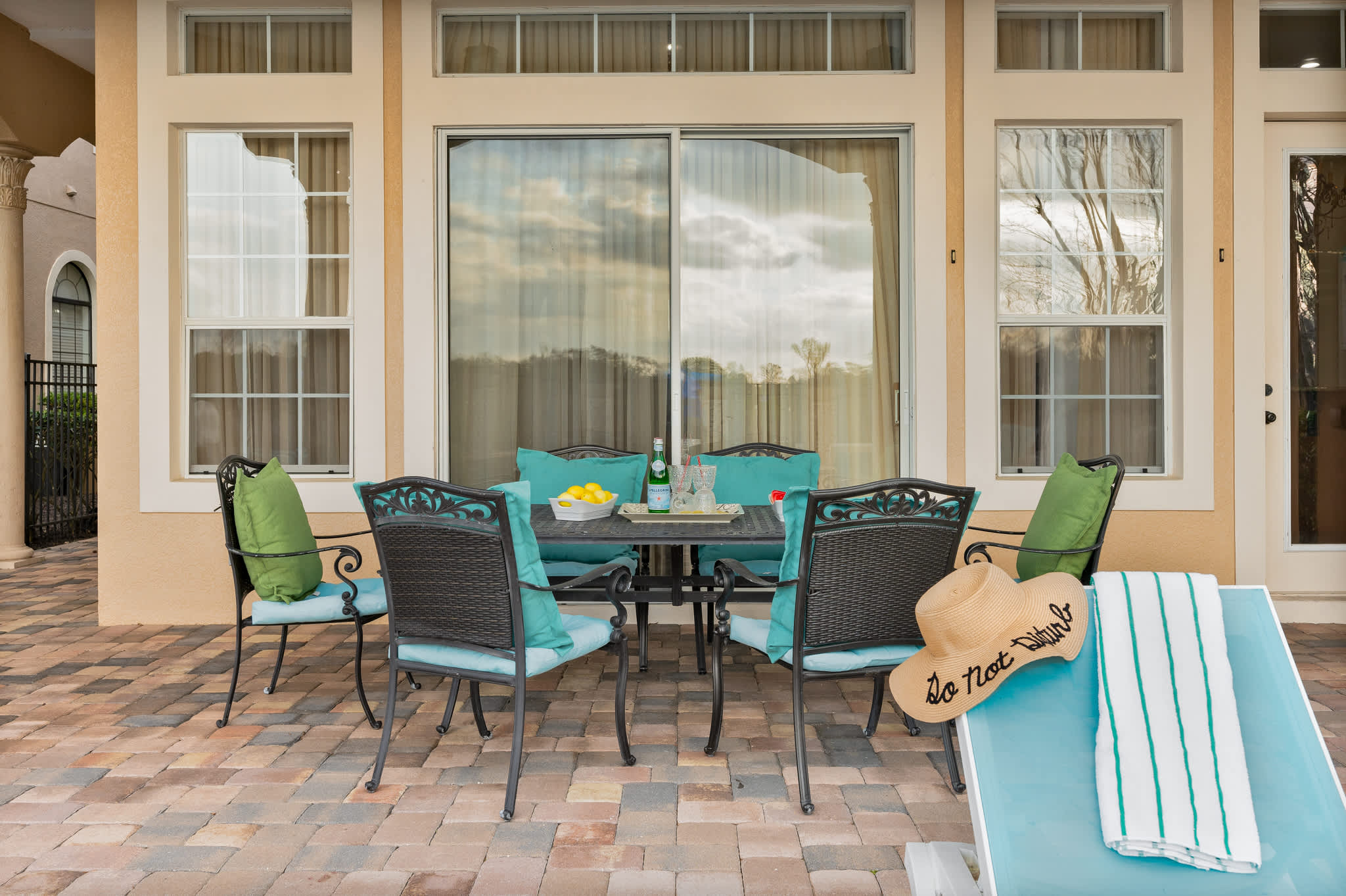 Enjoy al fresco dining and relaxation on our private patio.