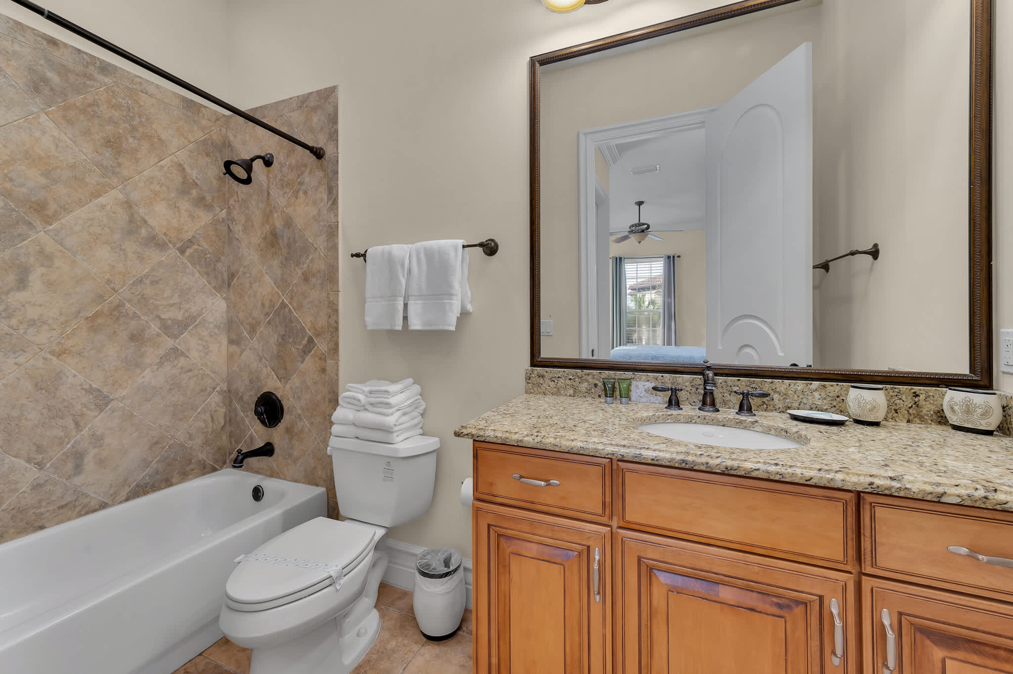 Upstairs king full bathroom