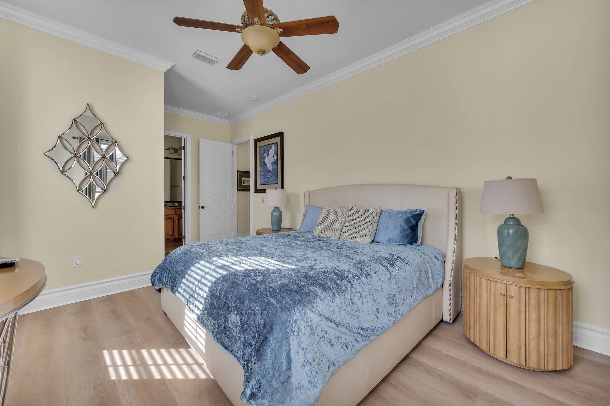 Upstairs King bedroom, 1 king bed, sleeps 2