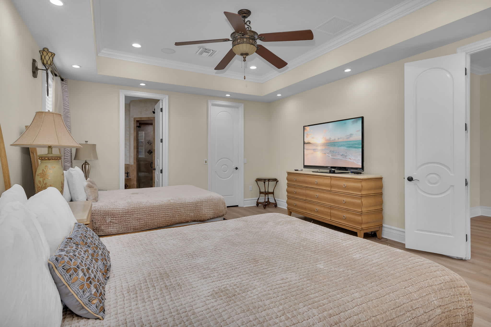 Spacious retreat w/ pool & hot tub