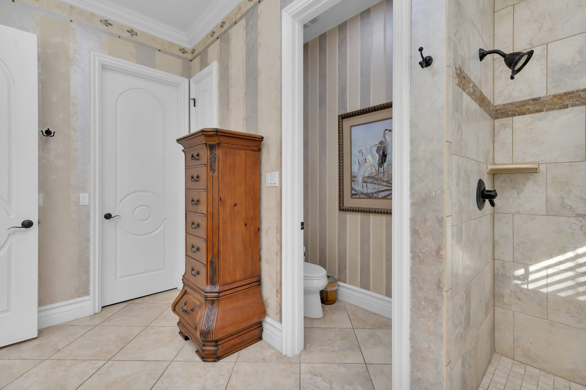 Upstairs master bathroom