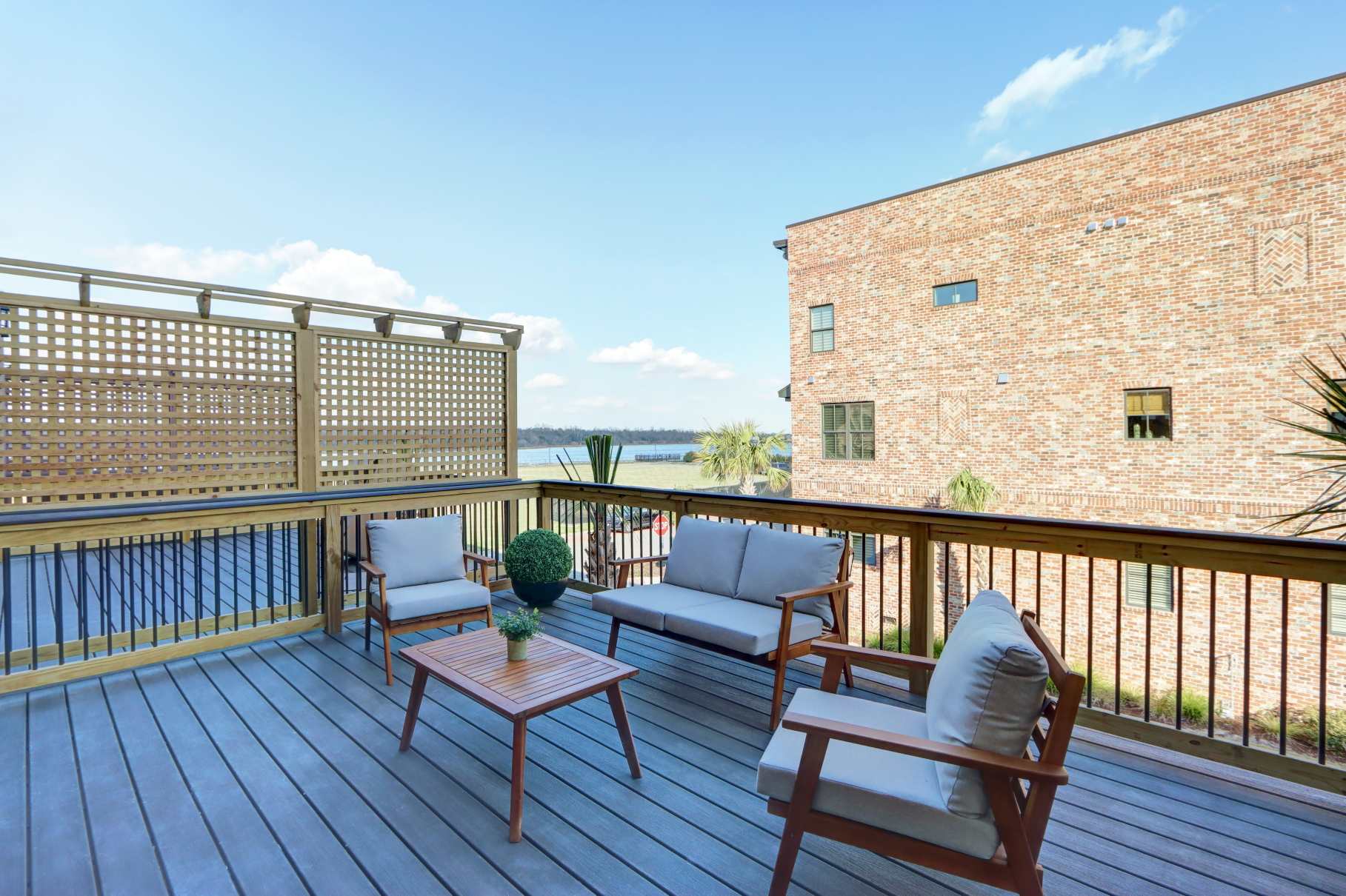 See the river from your balcony!