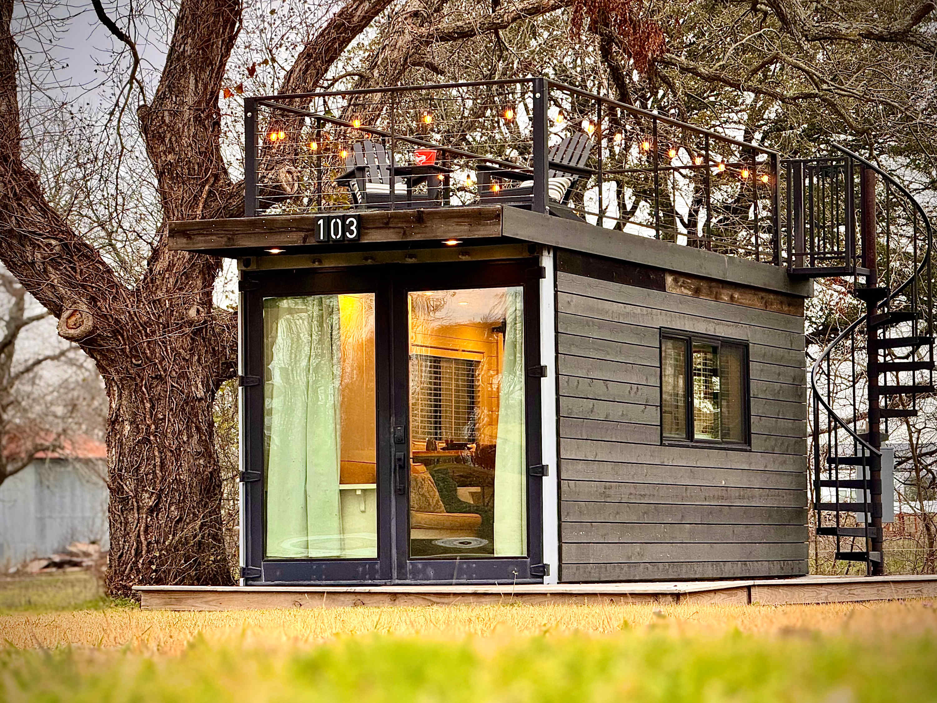 Unique Container Home with Rooftop Deck — Waco, TX — vacation rental