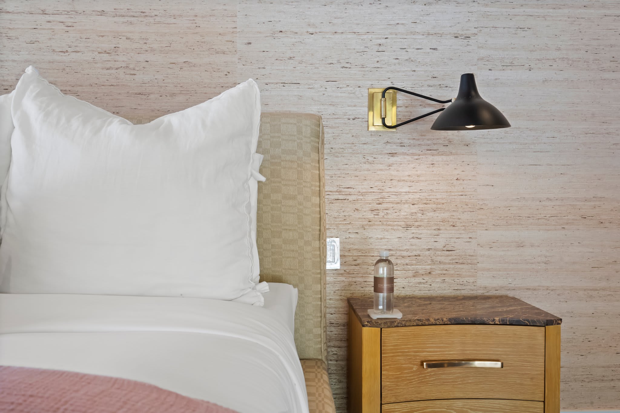 Drift off in a bedroom designed for pure relaxation.