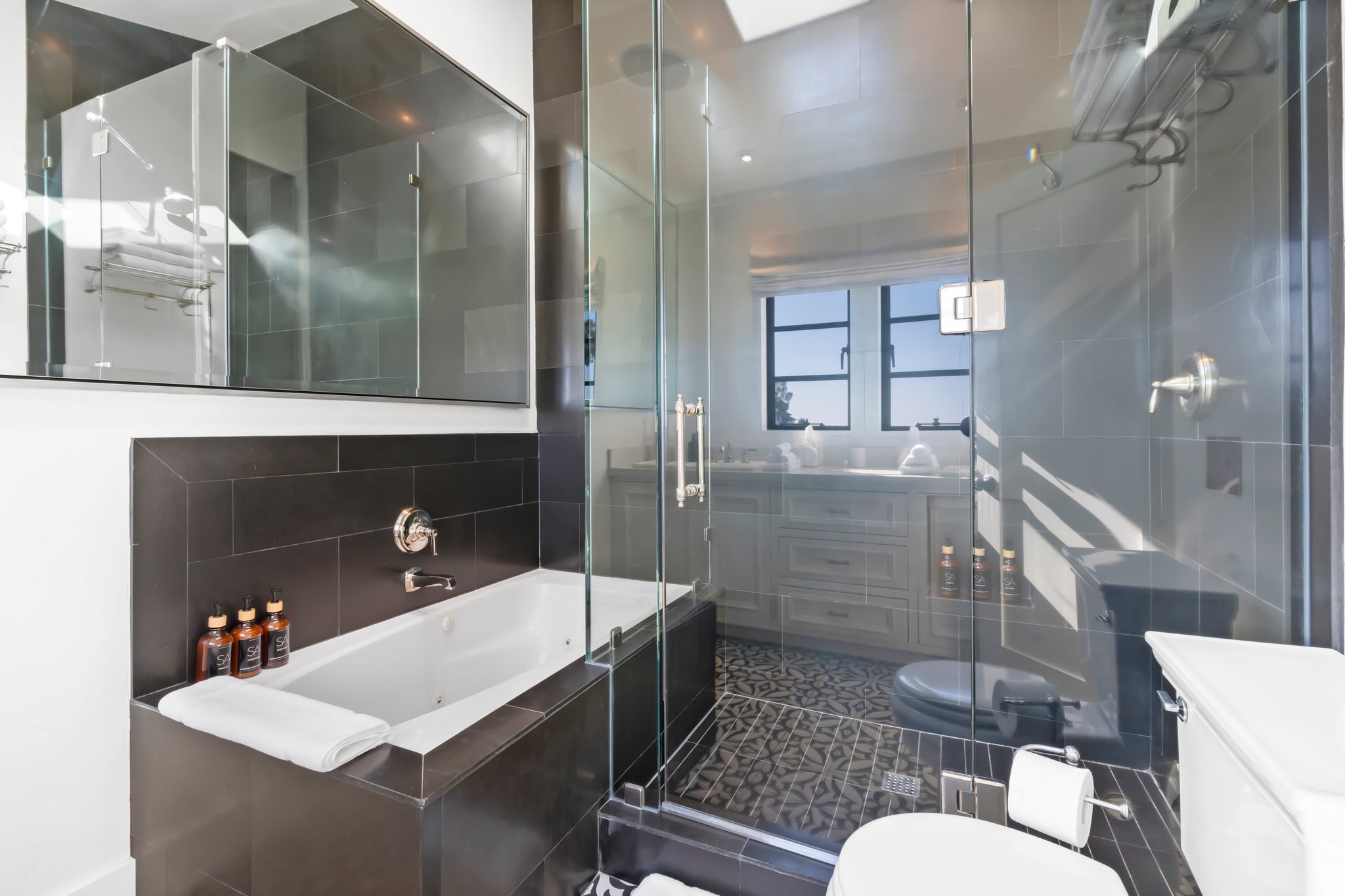 Spa-like indulgence with sleek finished and luxury essentials.