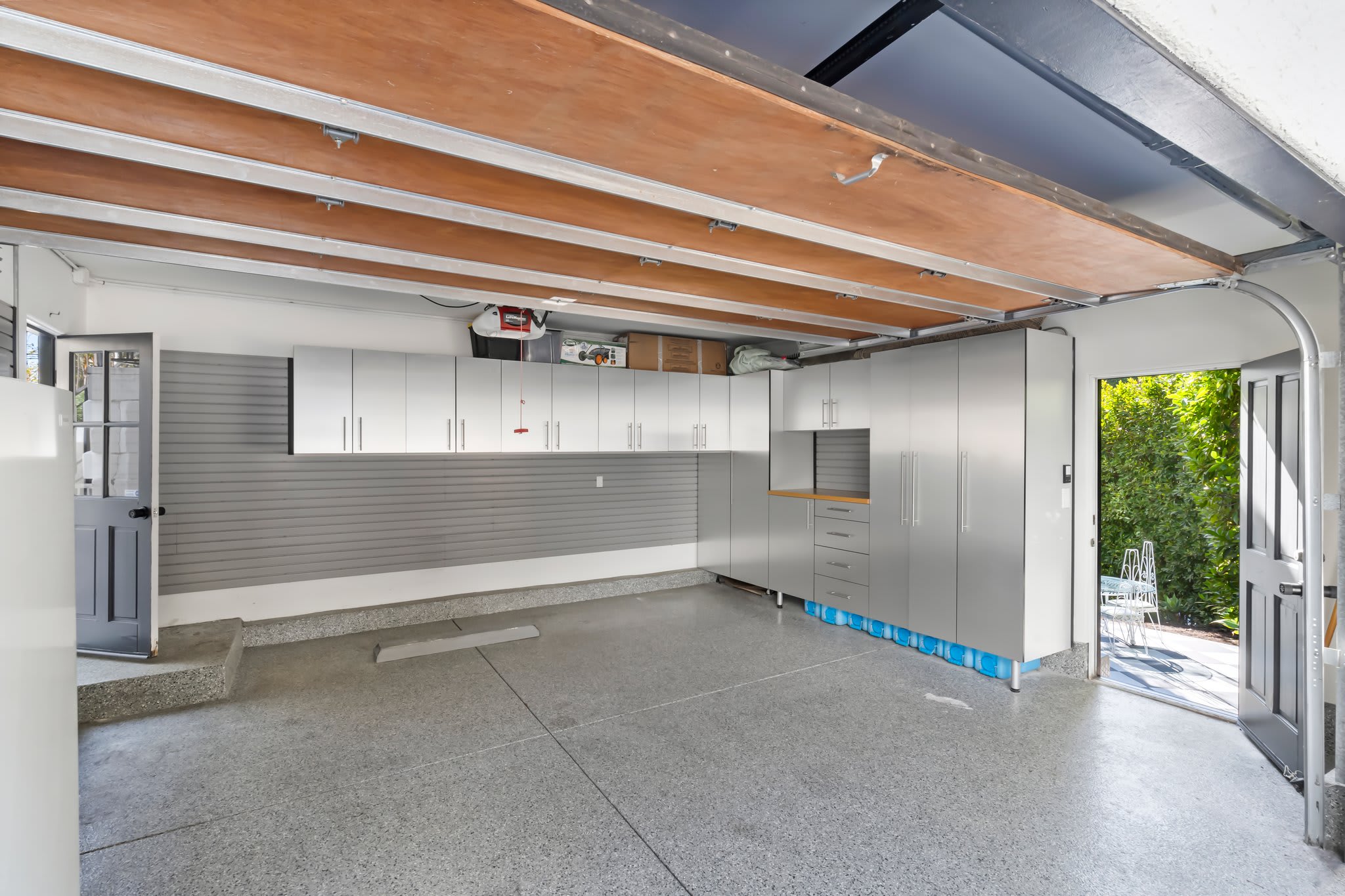 Private, secure parking with ample storage for added convenience.